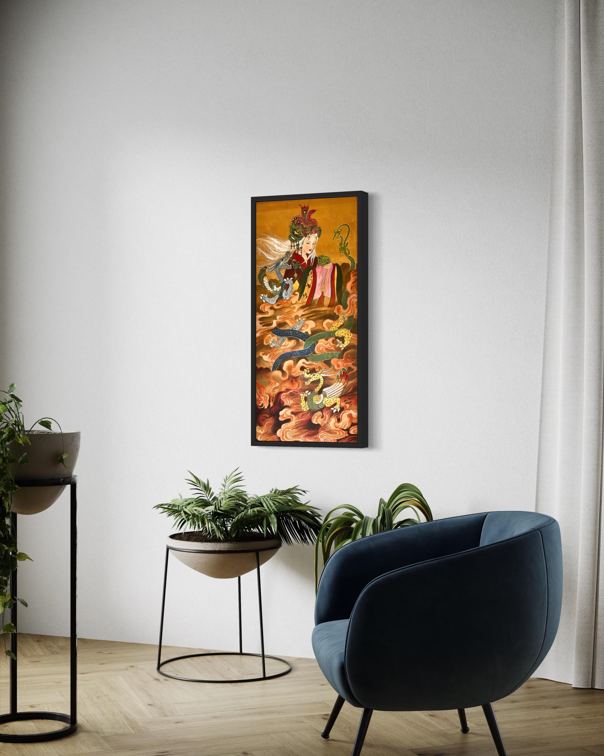 Chinese Empress Canvas Print | 20 x 40 inches | framed and unframed