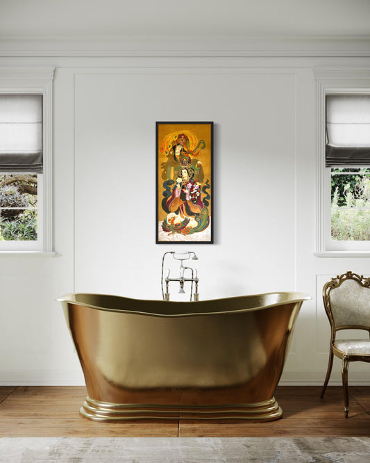 Chinese Empress Canvas Print | 20 x 40 inches | framed and unframed