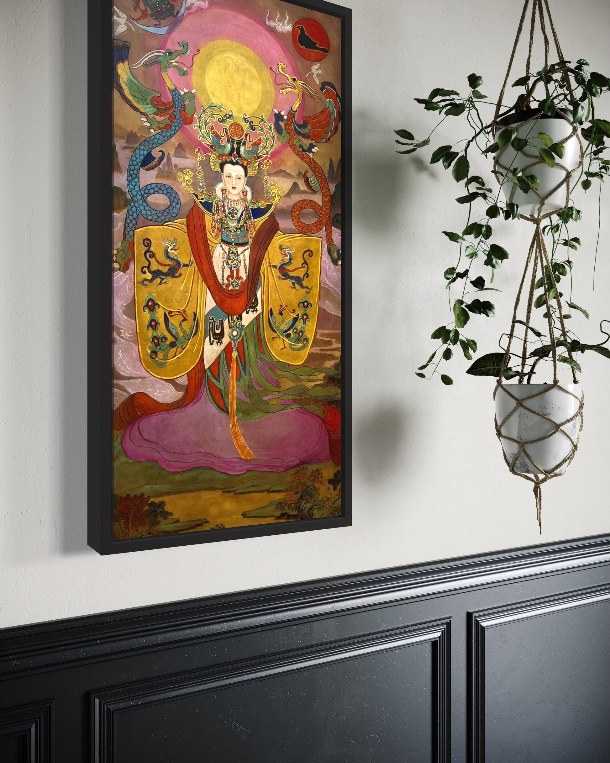 Chinese Empress Canvas Print | 20 x 40 inches | framed and unframed