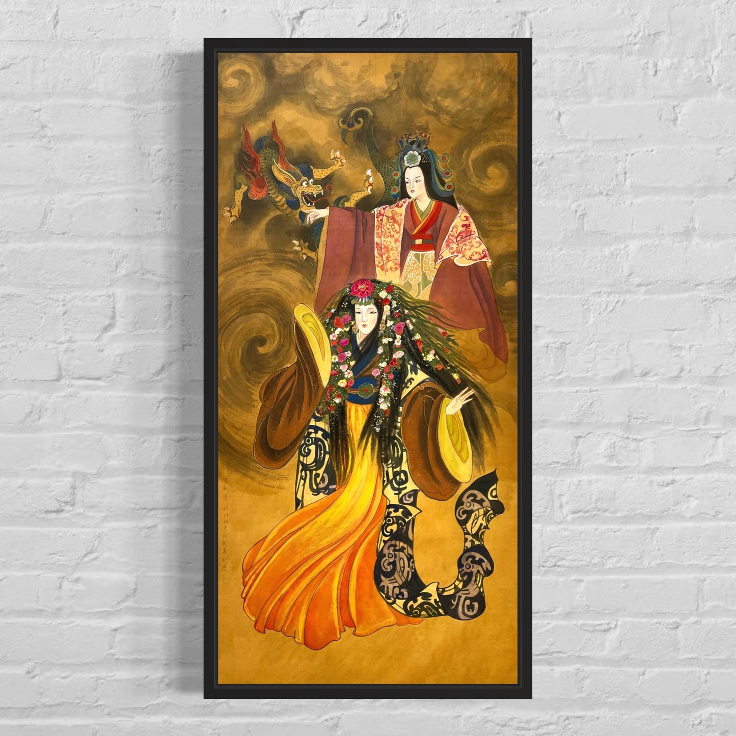 Chinese Empress Canvas Print | 20 x 40 inches | framed and unframed