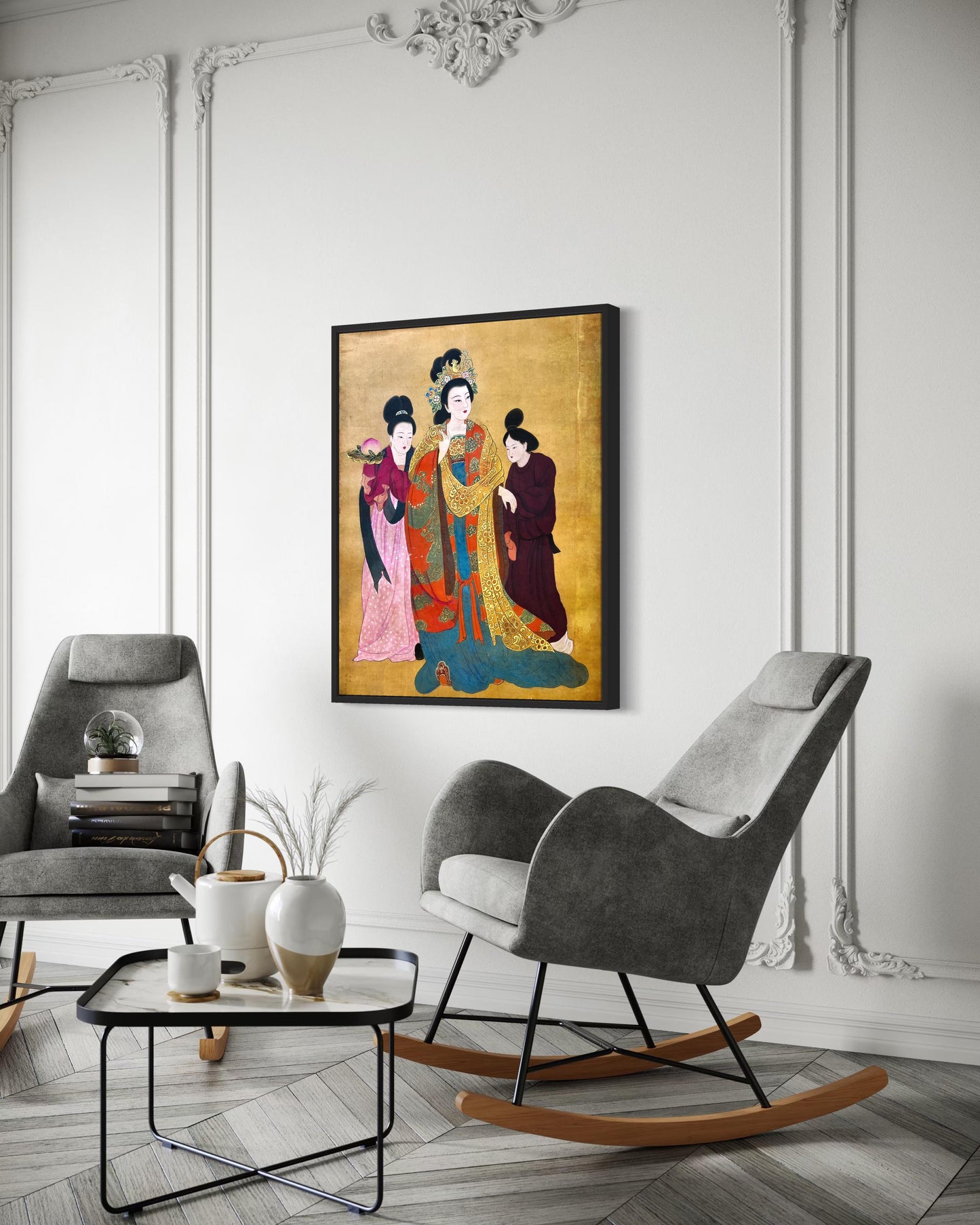 Chinese Empress Canvas Print | 24 x 30 inches | framed and unframed
