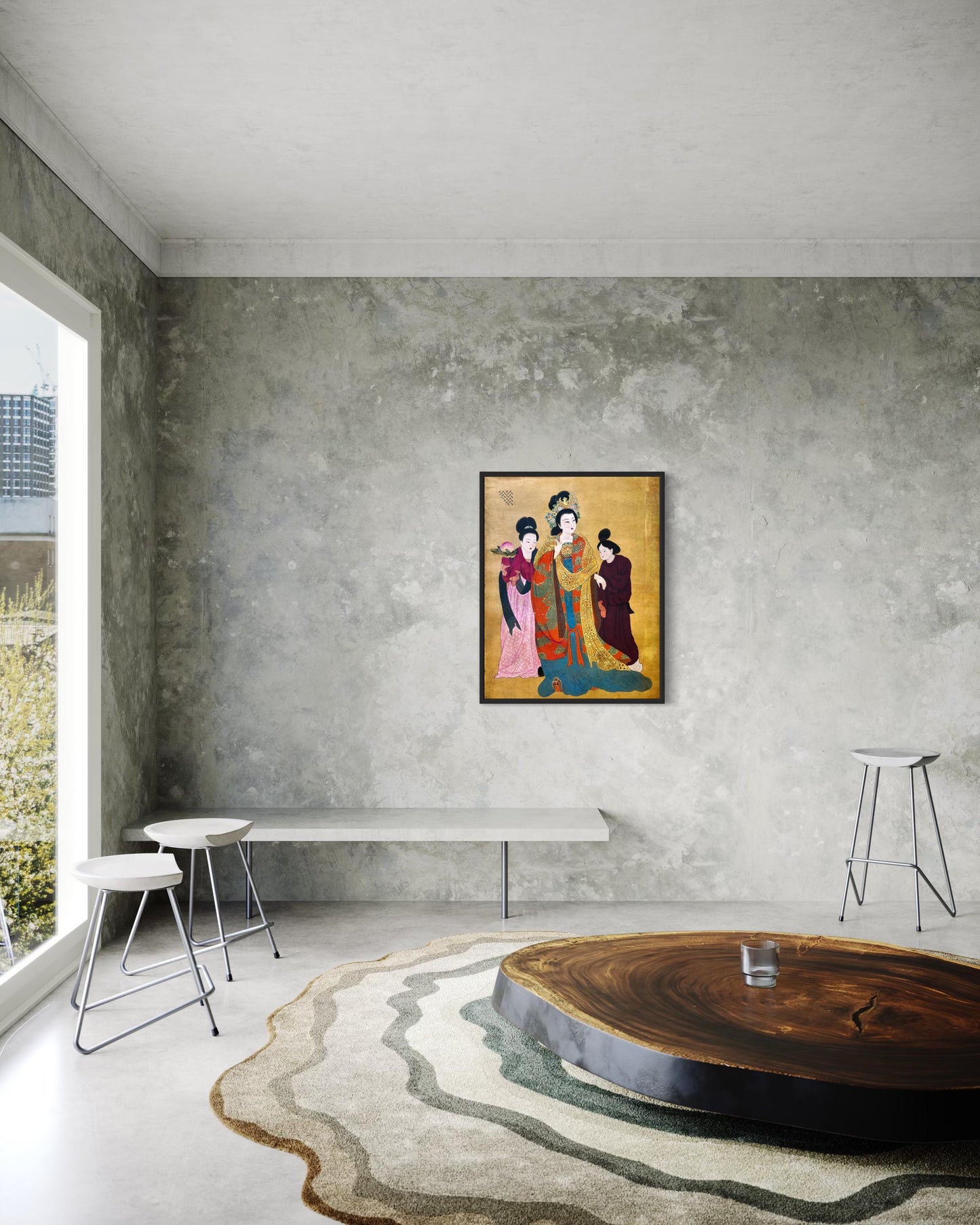 Chinese Empress Canvas Print | 24 x 30 inches | framed and unframed