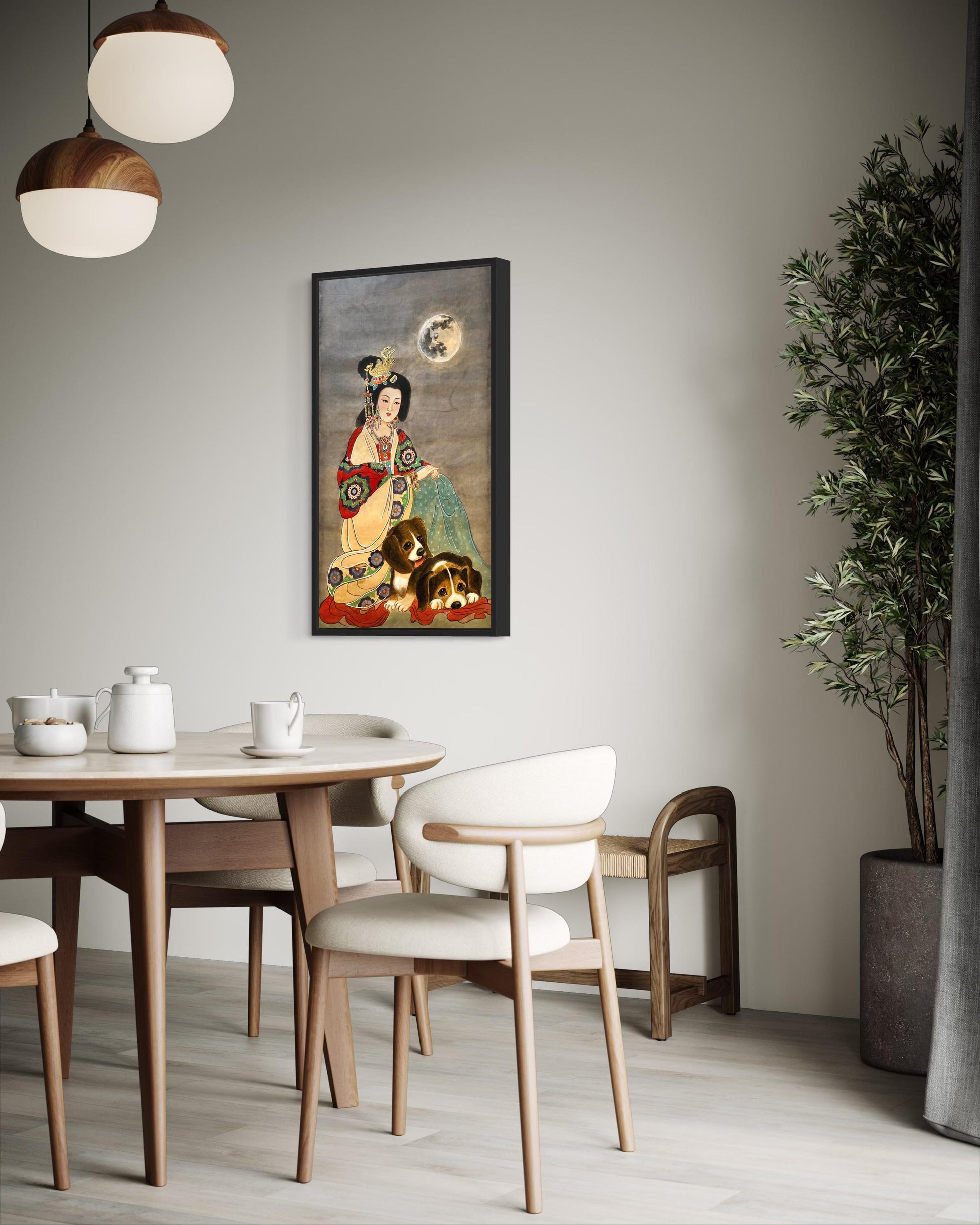 Chinese Empress Canvas Print | 20 x 40 inches | framed and unframed