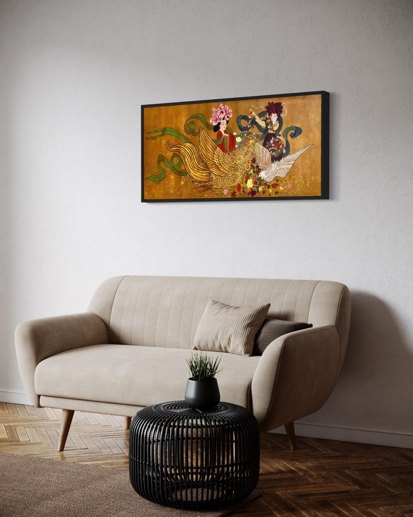 Chinese Empress Canvas Print | 40 x 20 inches | framed and unframed