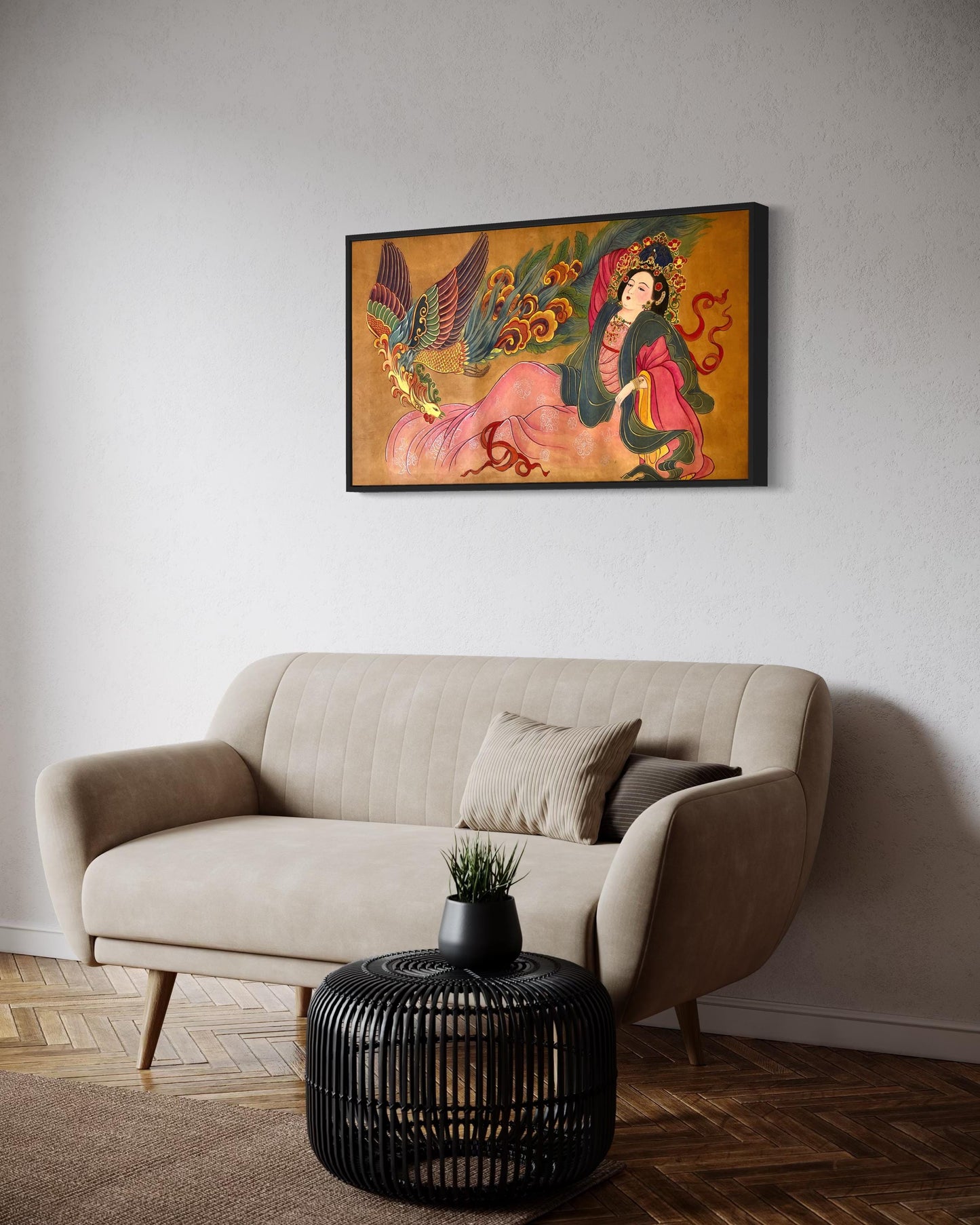 Chinese Empress Canvas Print | 40 x 20 inches | framed and unframed