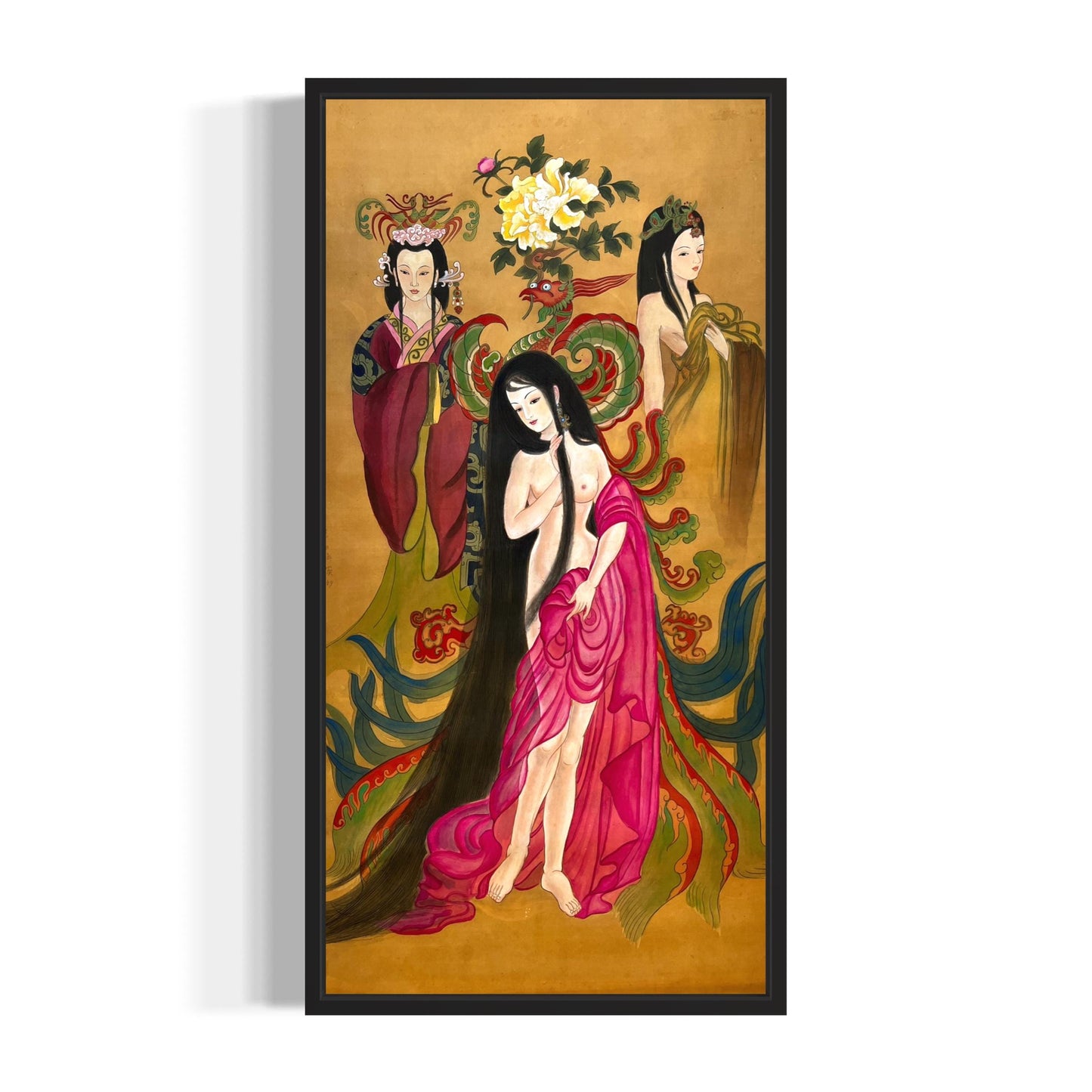 Chinese Empress Canvas Print | 20 x 40 inches | framed and unframed