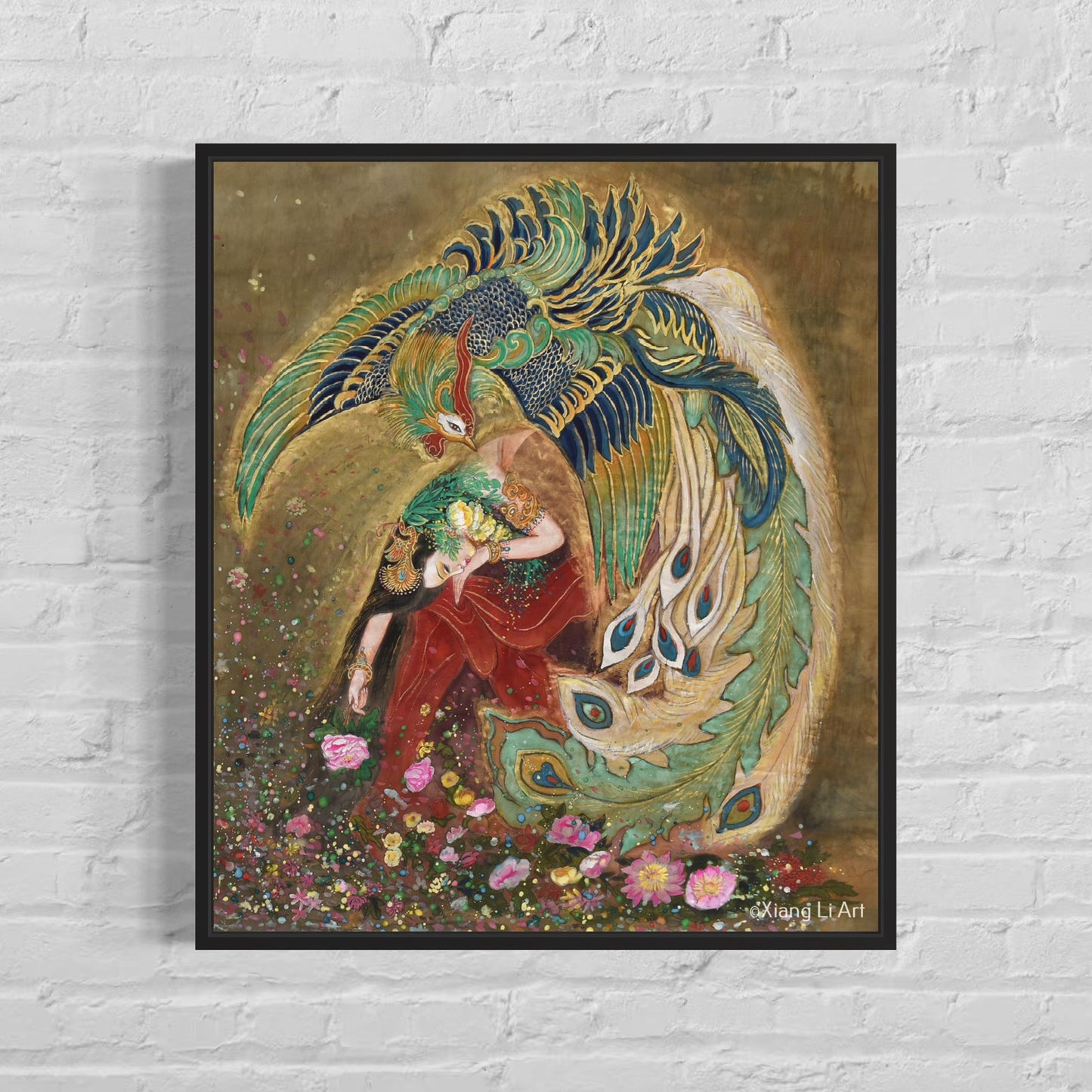 Eastern Jin Chinese Empress Canvas Print | 30" X 24" inches | framed and unframed