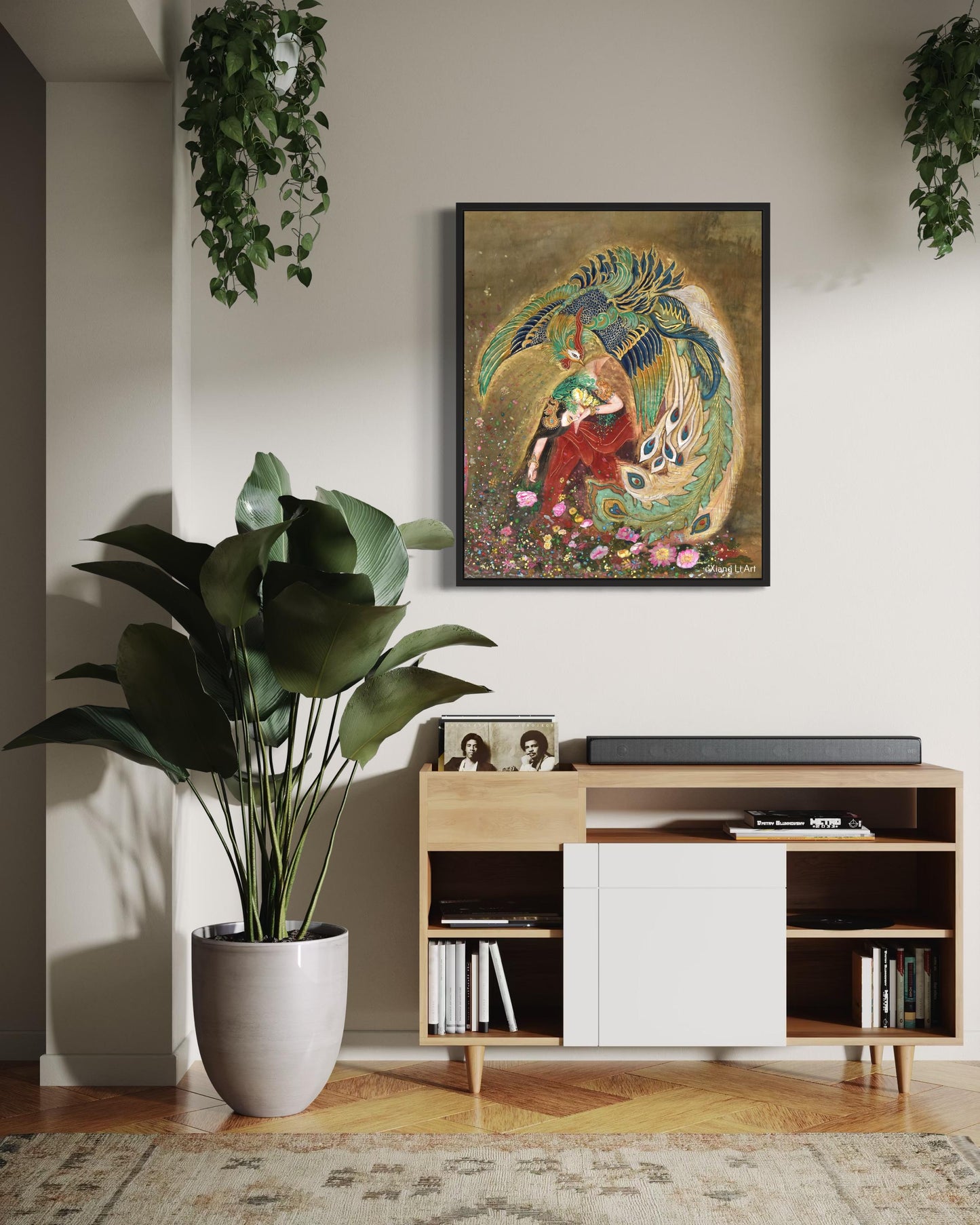 Eastern Jin Chinese Empress Canvas Print | 30" X 24" inches | framed and unframed