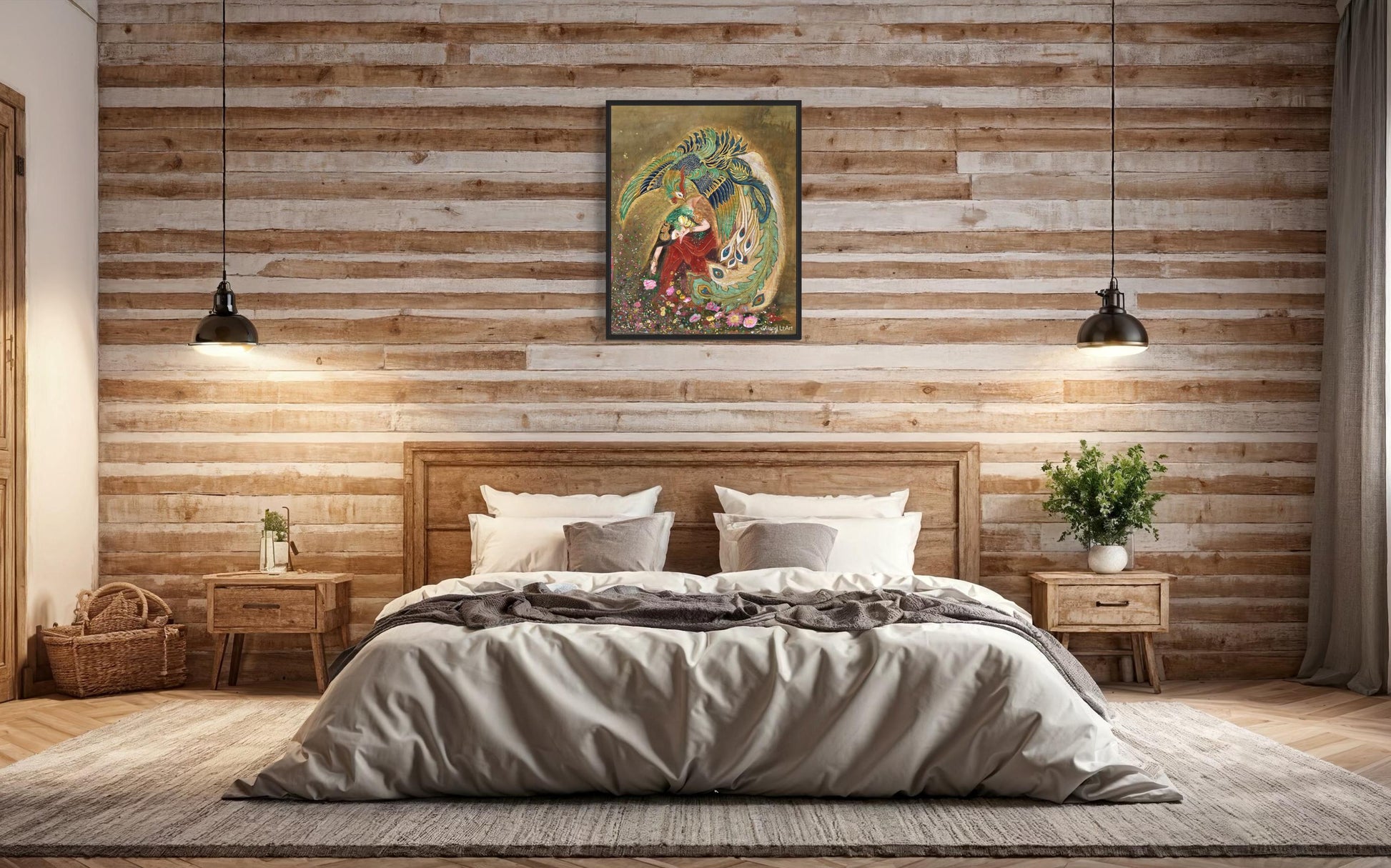 Eastern Jin Chinese Empress Canvas Print | 30" X 24" inches | framed and unframed