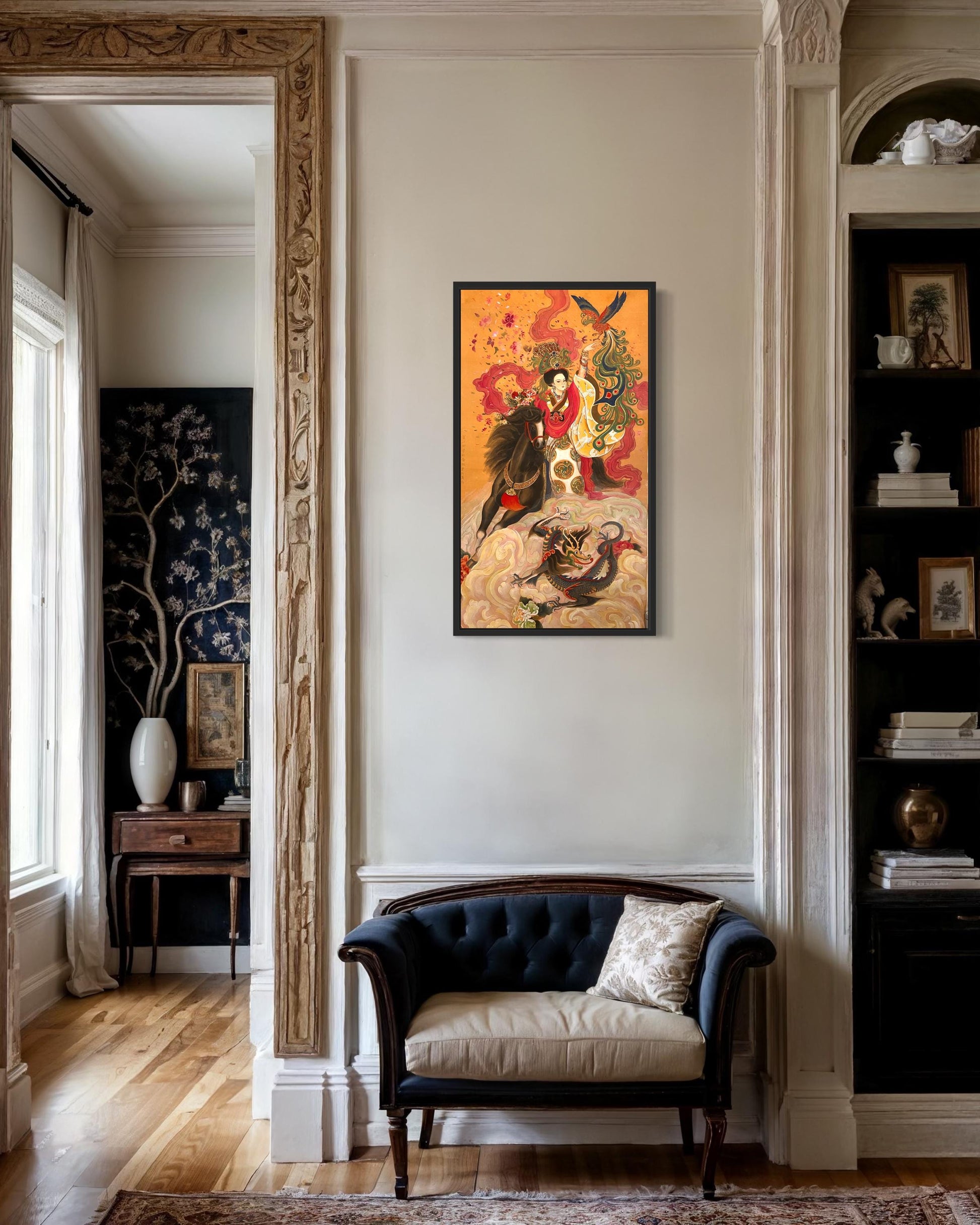 Chinese Empress Canvas Print | 20 x 40 inches | framed and unframed