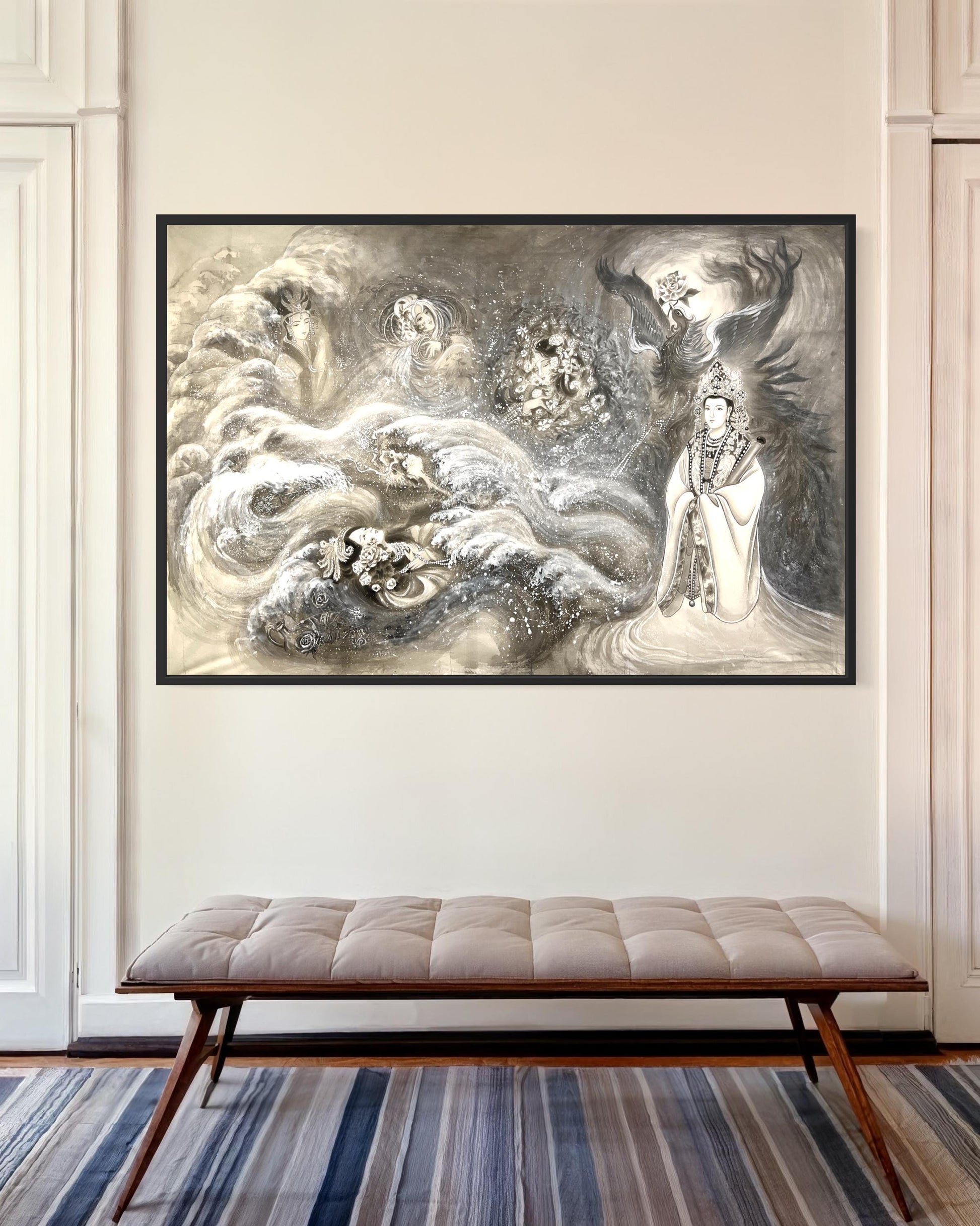 Northern Song Dynasty End Period Chinese Empress Canvas Print | 48" X 32" inches | framed and unframed