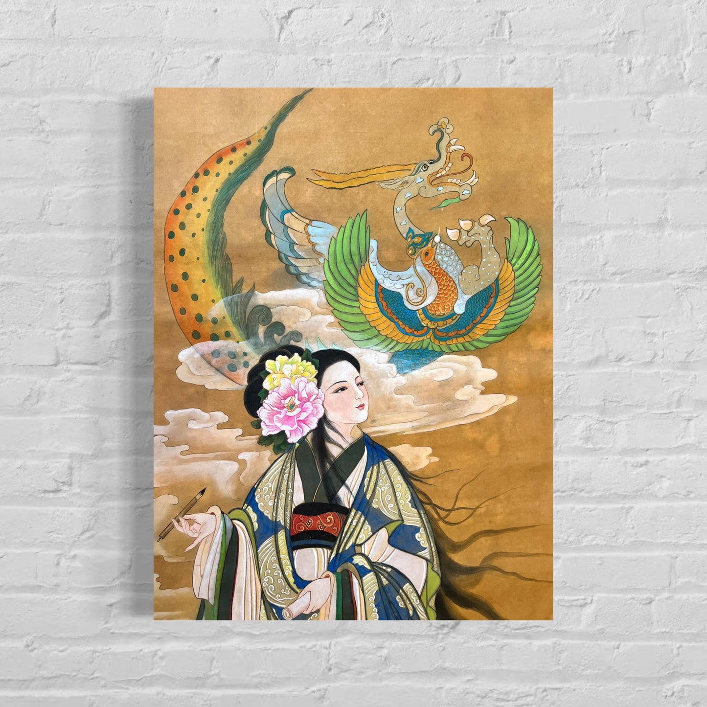 Chinese Empress Canvas Print | 24 x 36 inches | framed and unframed