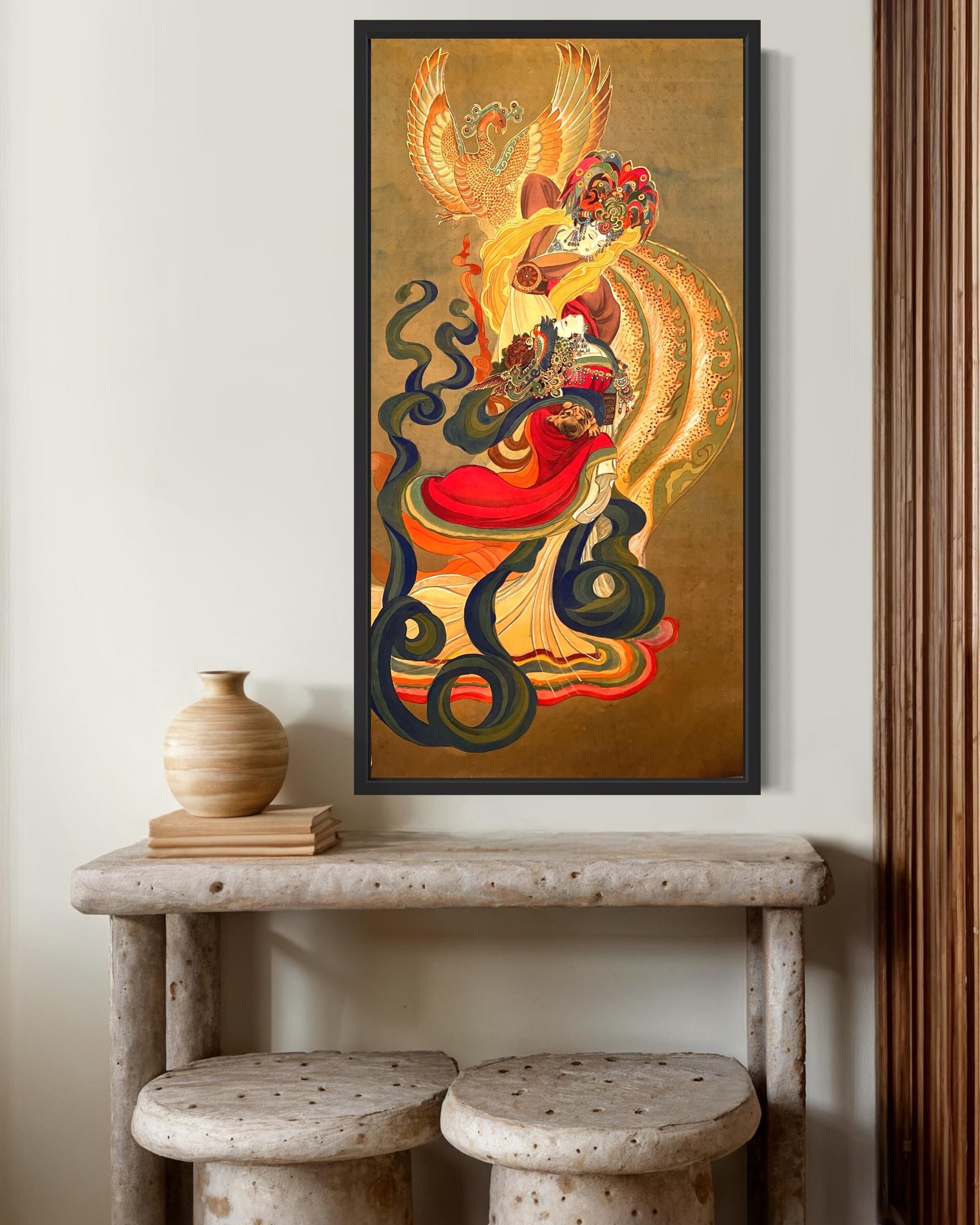 Chinese Empress Canvas Print | 20 x 40 inches | framed and unframed