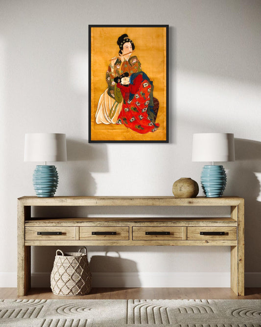 Chinese Empress Canvas Print | 24 x 36 inches | framed and unframed