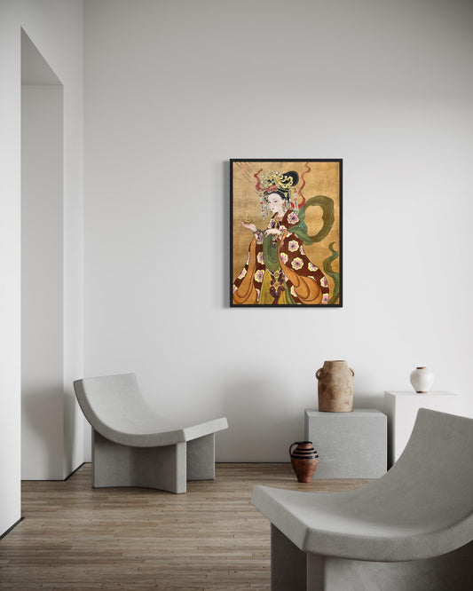 Chinese Empress Canvas Print | 24 x 30 inches | framed and unframed