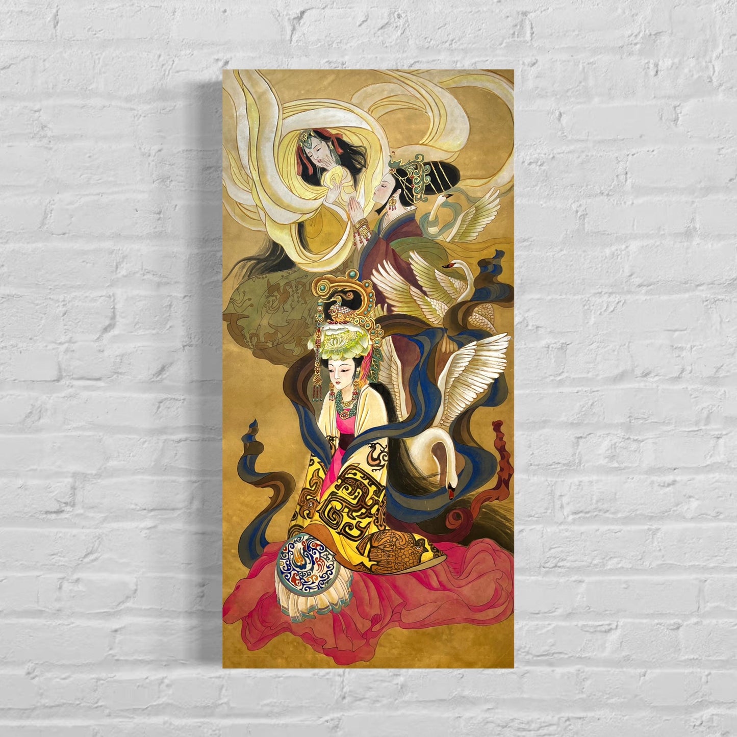 Chinese Empress Canvas Print | 20 x 40 inches | framed and unframed