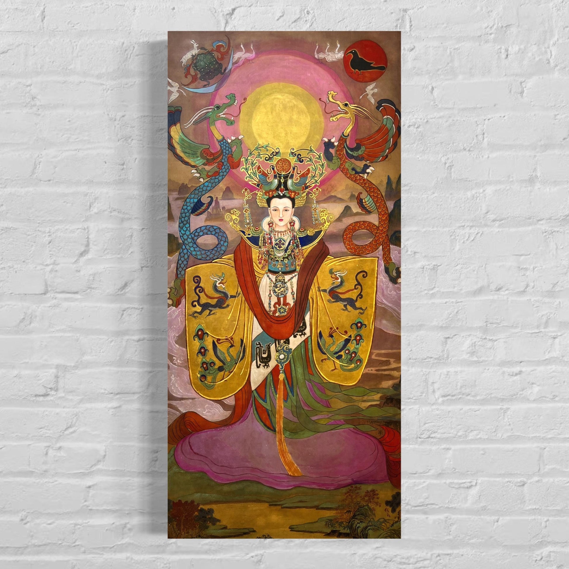 Chinese Empress Canvas Print | 20 x 40 inches | framed and unframed