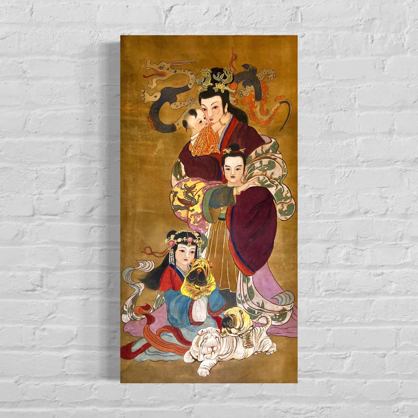 Chinese Empress Canvas Print | 20 x 40 inches | framed and unframed