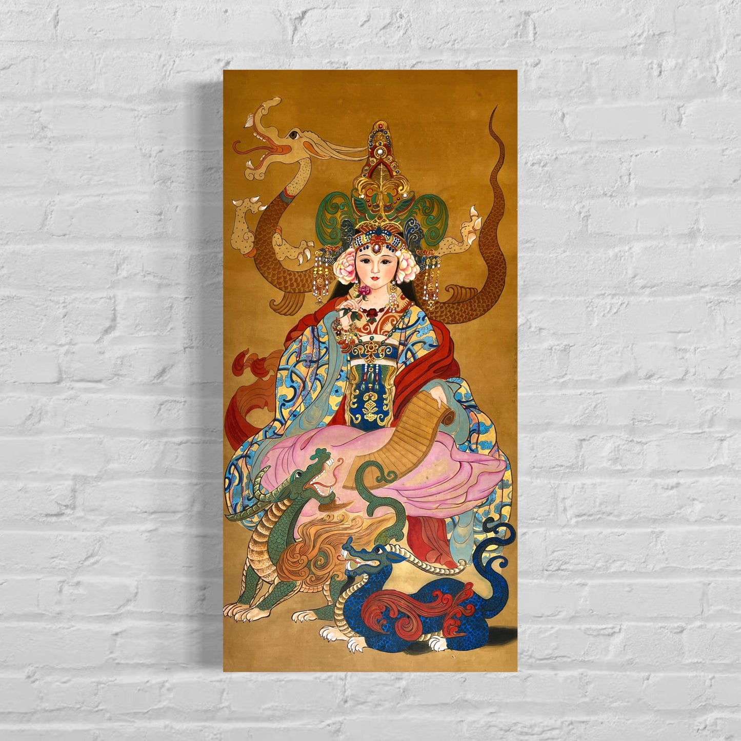 Chinese Empress (Shang Guan) Canvas Print | 20 x 40 inches | framed and unframed