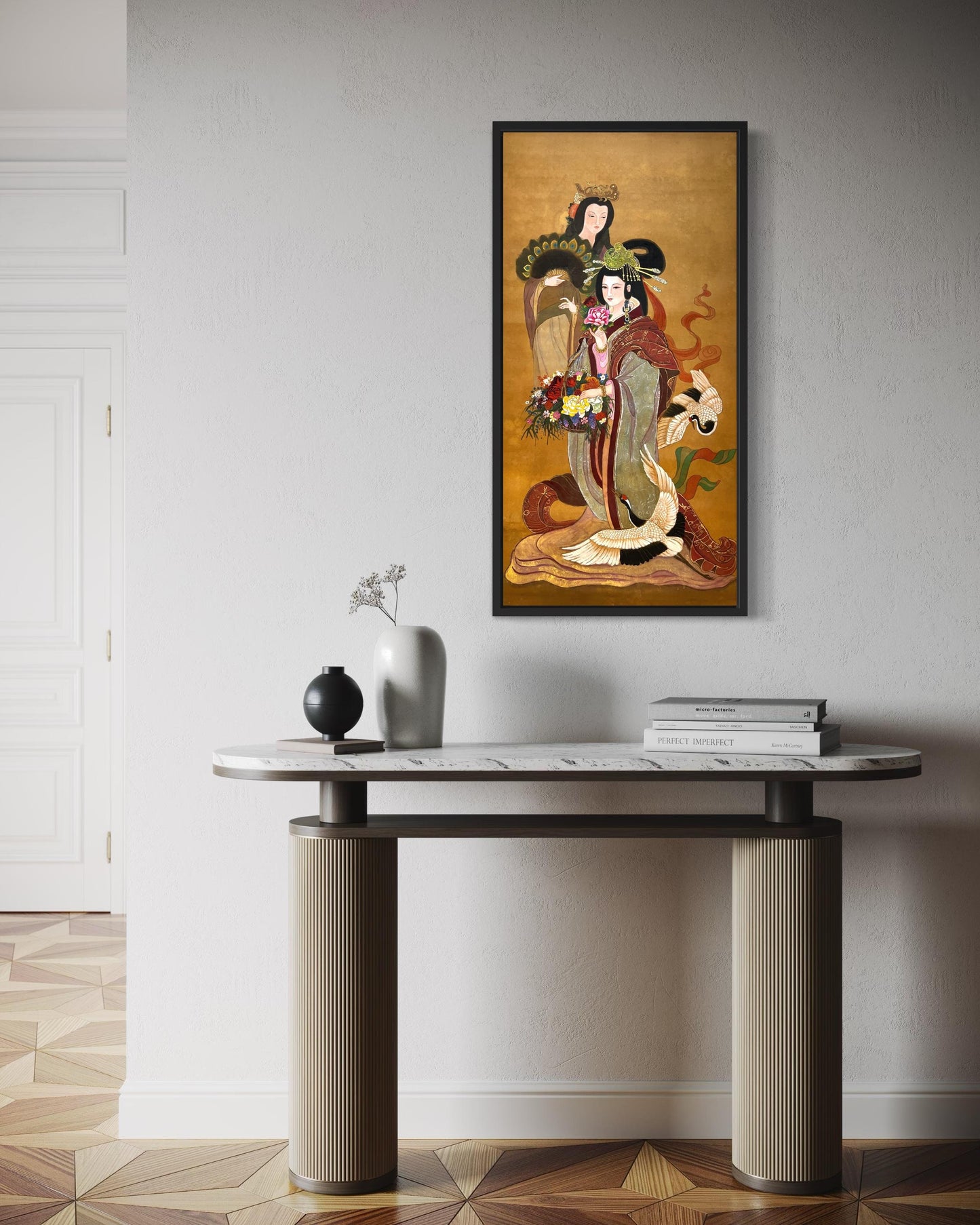 Chinese Empress Canvas Print | 20 x 40 inches | framed and unframed