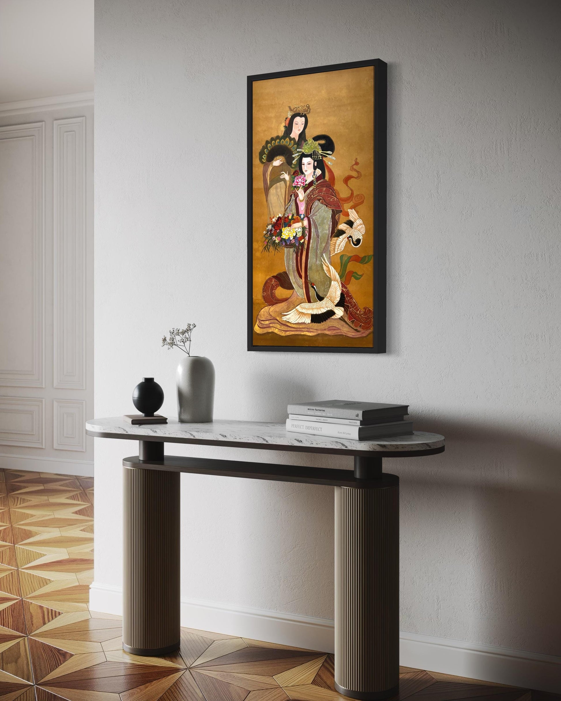 Chinese Empress Canvas Print | 20 x 40 inches | framed and unframed