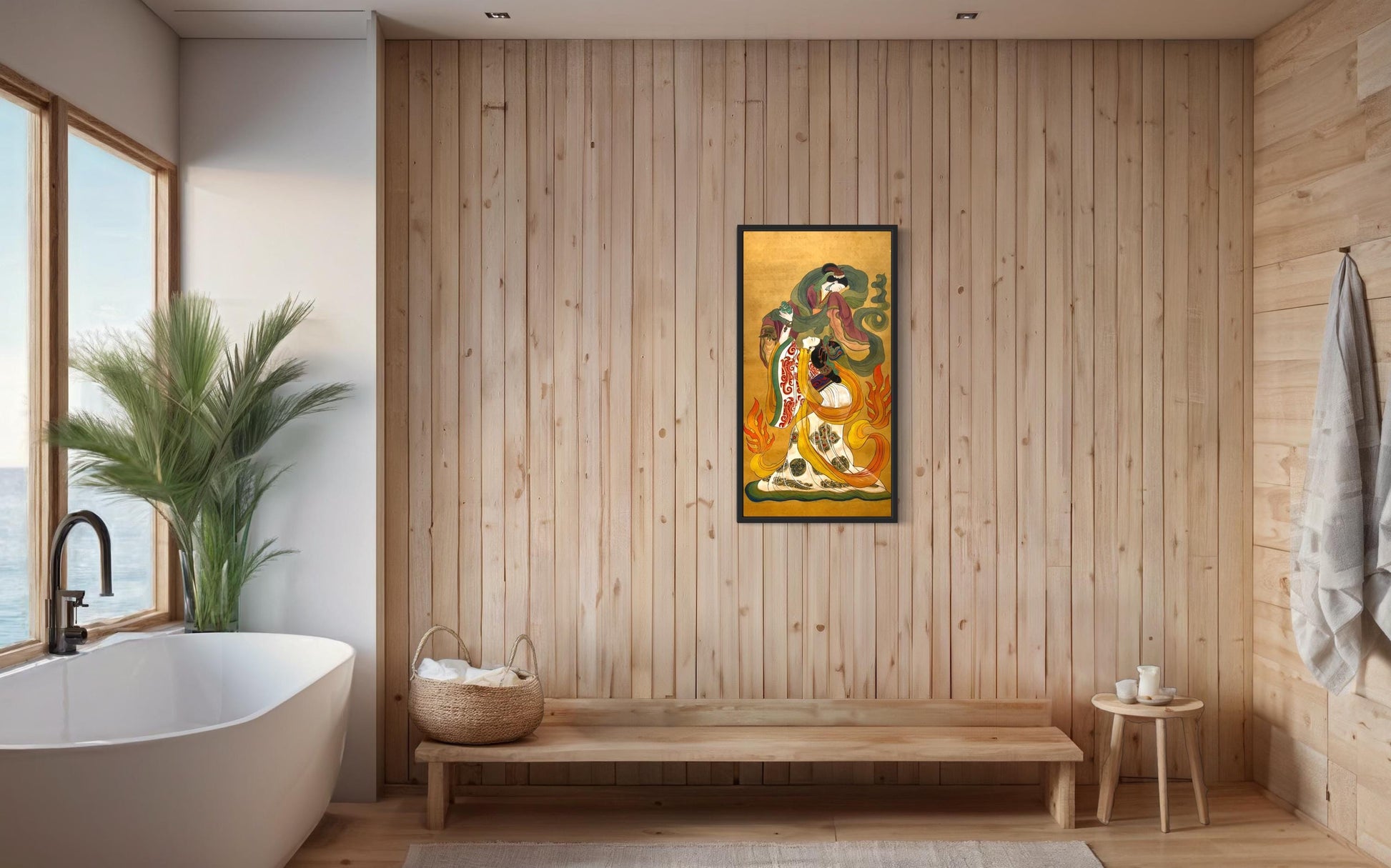 Chinese Empress Canvas Print | 20 x 40 inches | framed and unframed