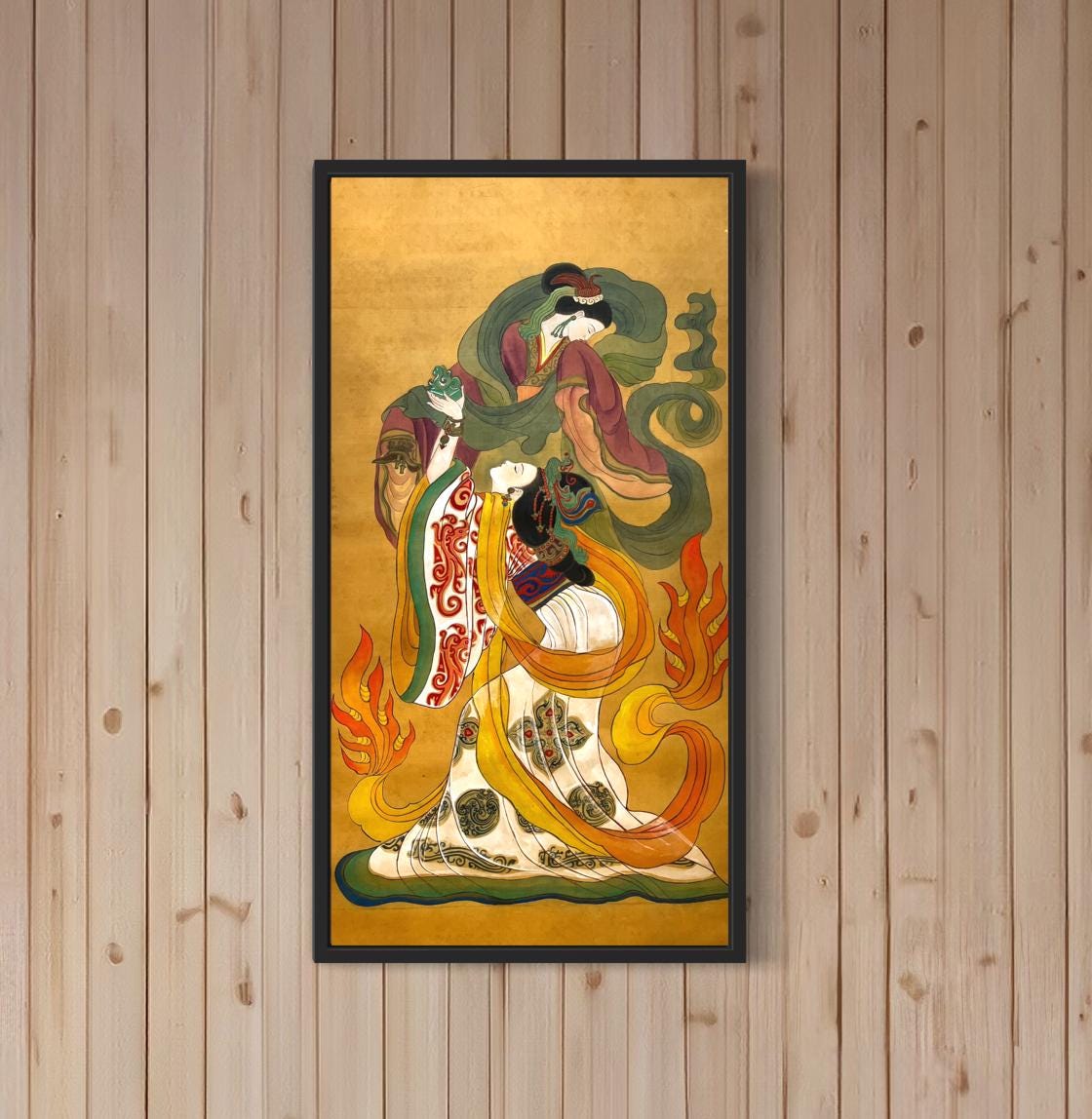 Chinese Empress Canvas Print | 20 x 40 inches | framed and unframed