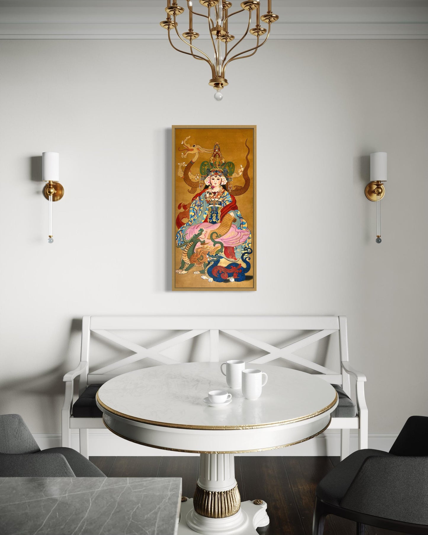 Chinese Empress (Shang Guan) Canvas Print | 20 x 40 inches | framed and unframed