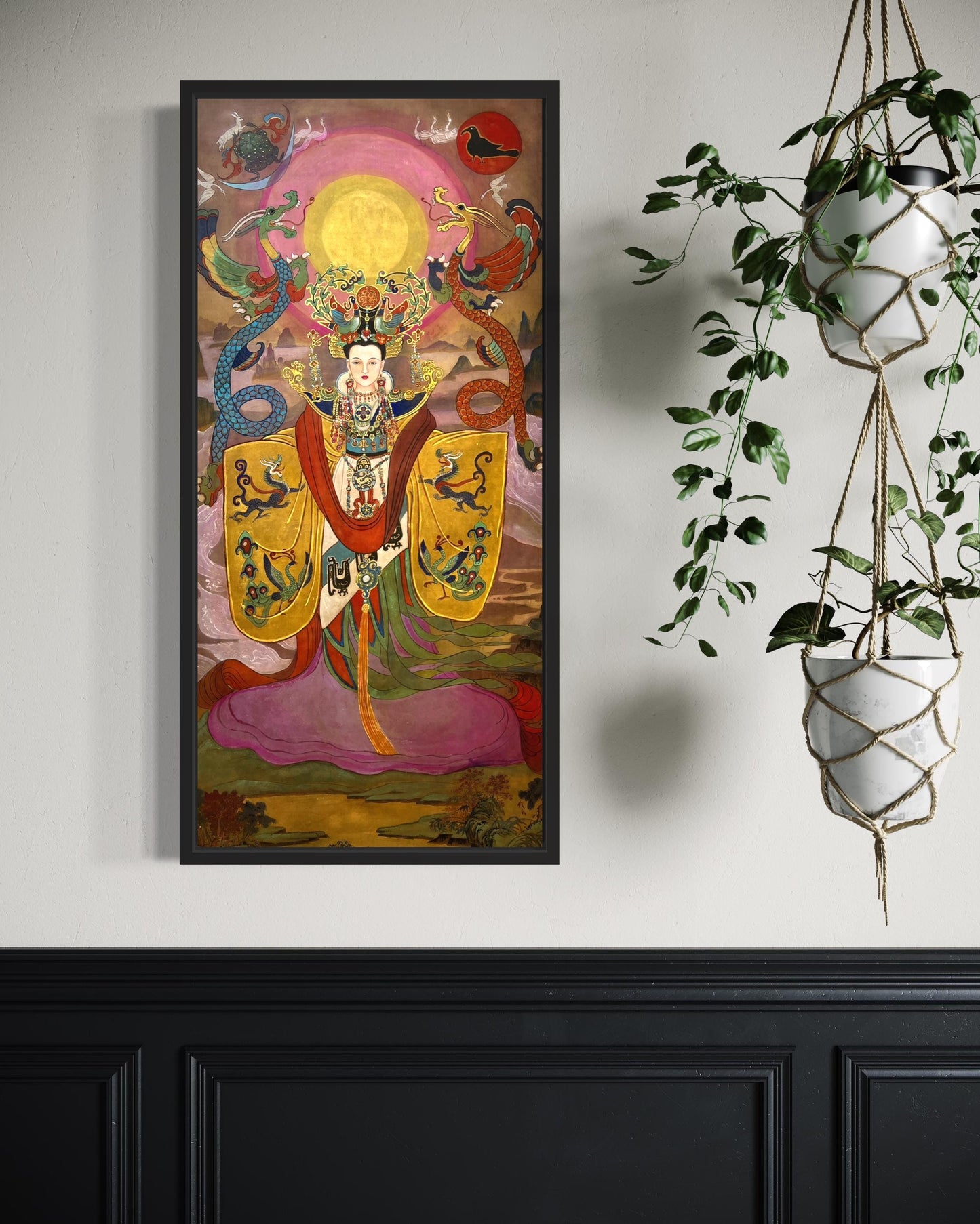 Chinese Empress Canvas Print | 20 x 40 inches | framed and unframed