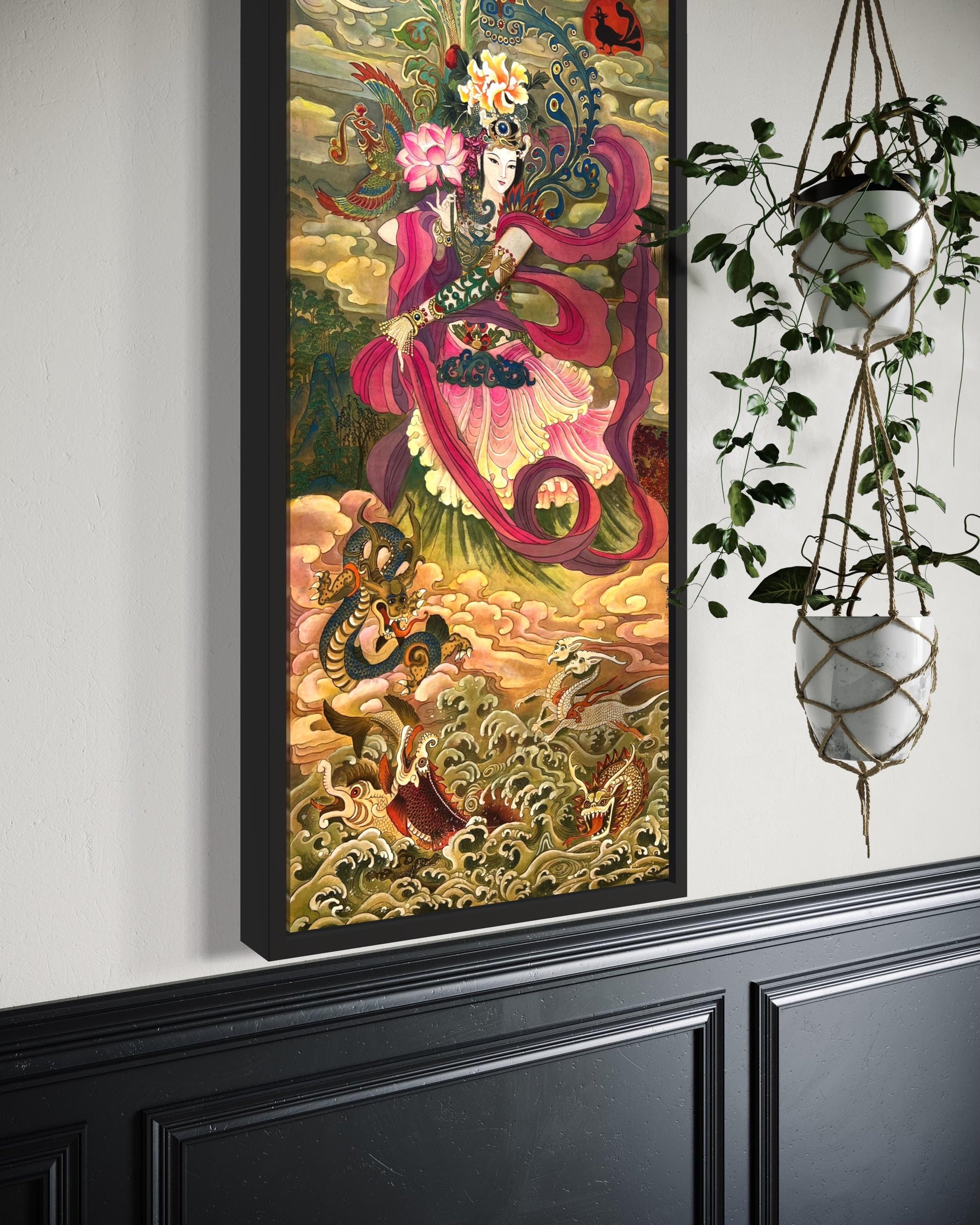 Chinese Empress Canvas Print | 20 x 40 inches | framed and unframed