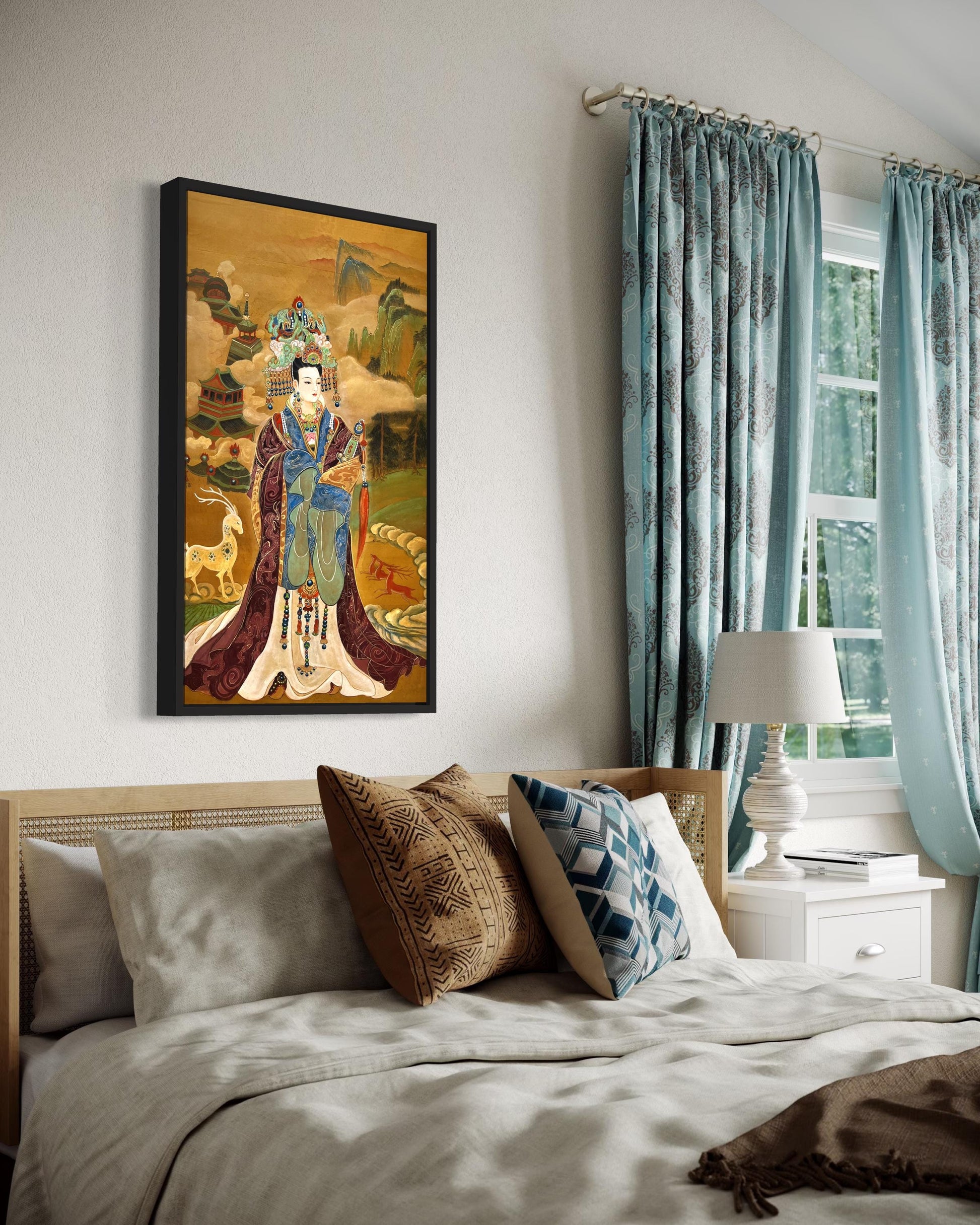 Chinese Empress Canvas Print | 20 x 40 inches | framed and unframed