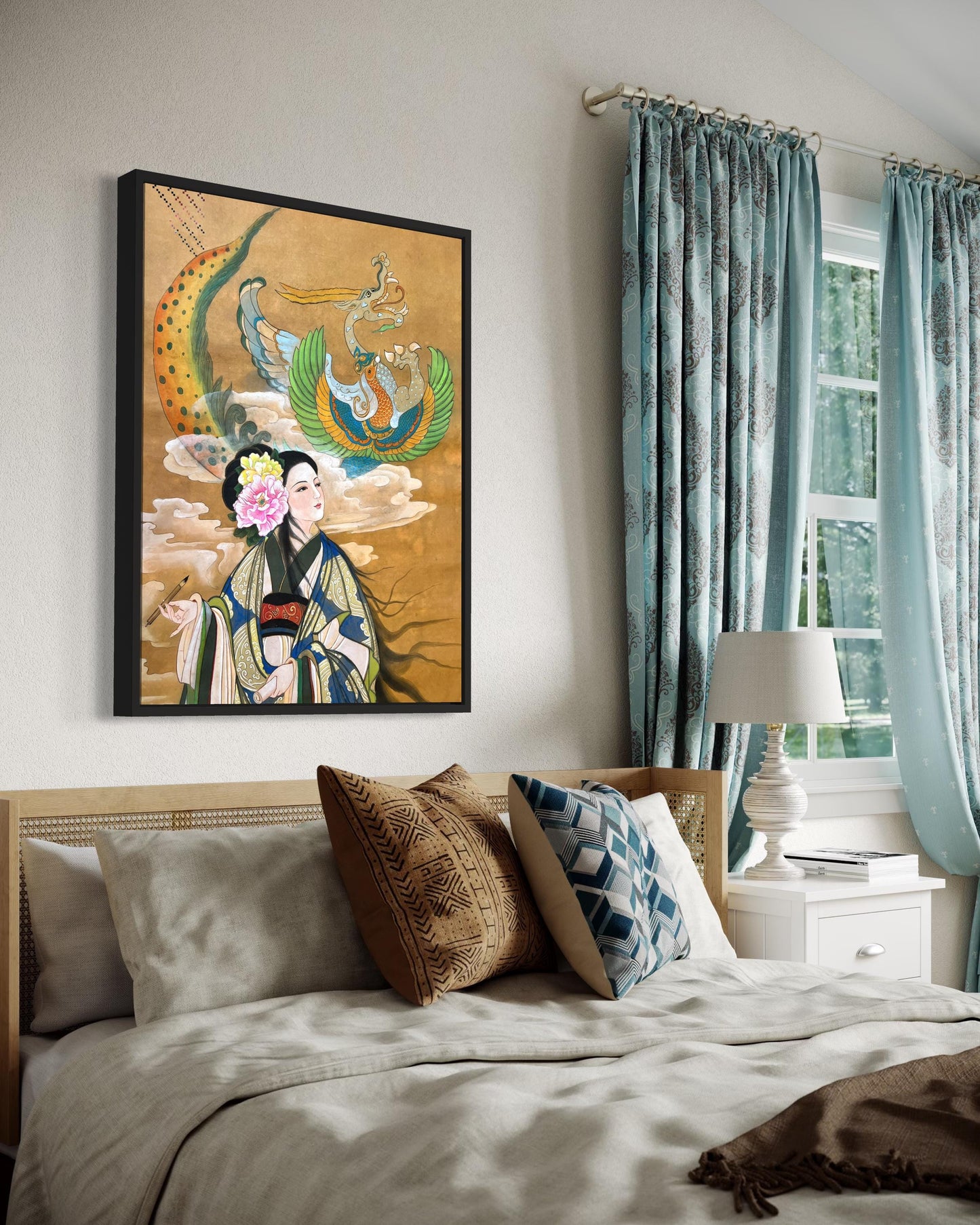 Chinese Empress Canvas Print | 24 x 36 inches | framed and unframed