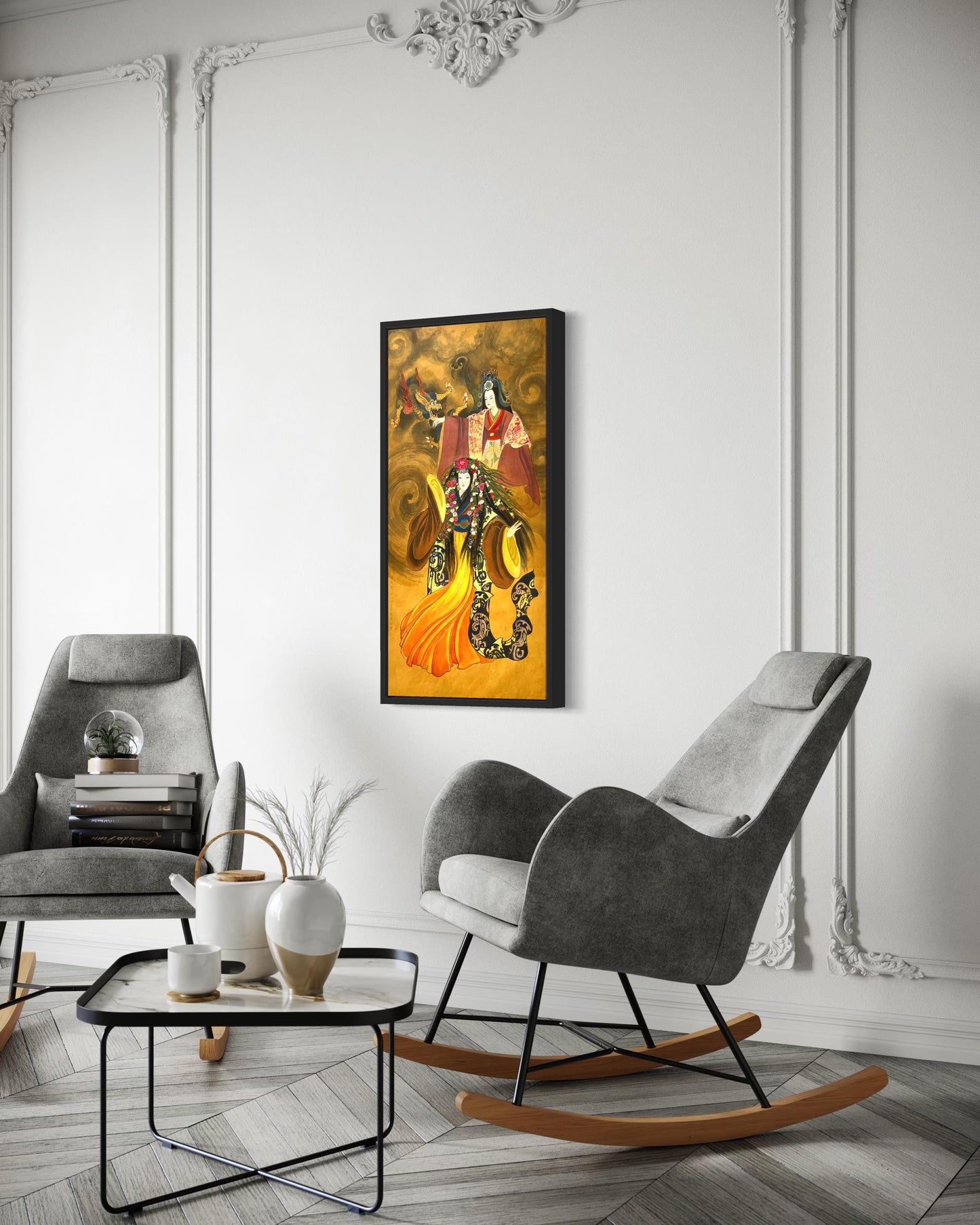 Chinese Empress Canvas Print | 20 x 40 inches | framed and unframed