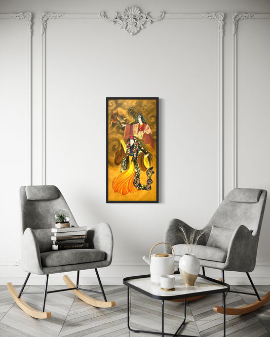 Chinese Empress Canvas Print | 20 x 40 inches | framed and unframed