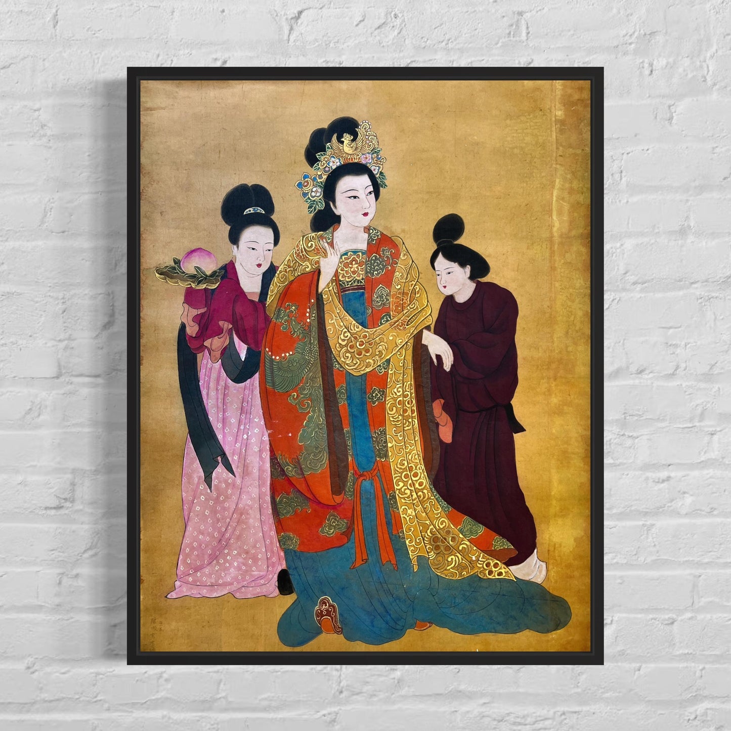 Chinese Empress Canvas Print | 24 x 30 inches | framed and unframed