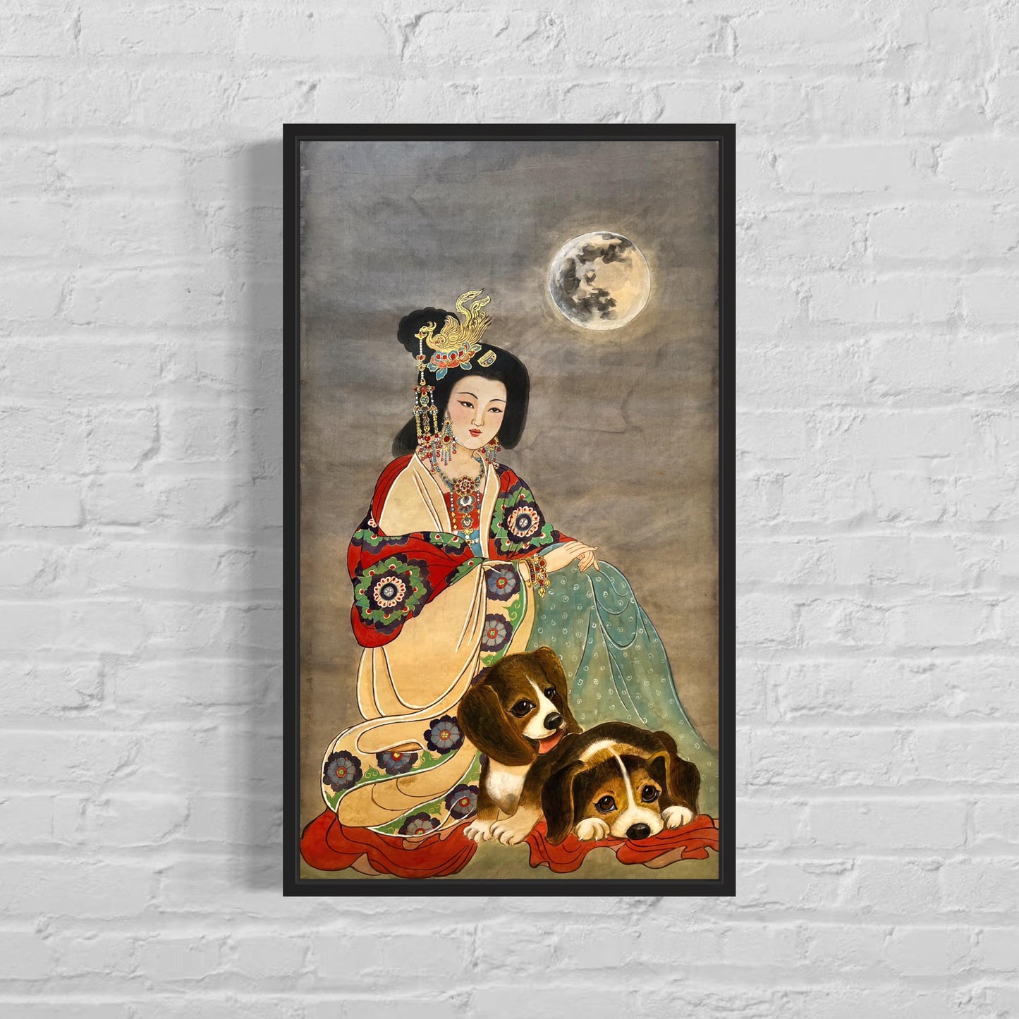 Chinese Empress Canvas Print | 20 x 40 inches | framed and unframed