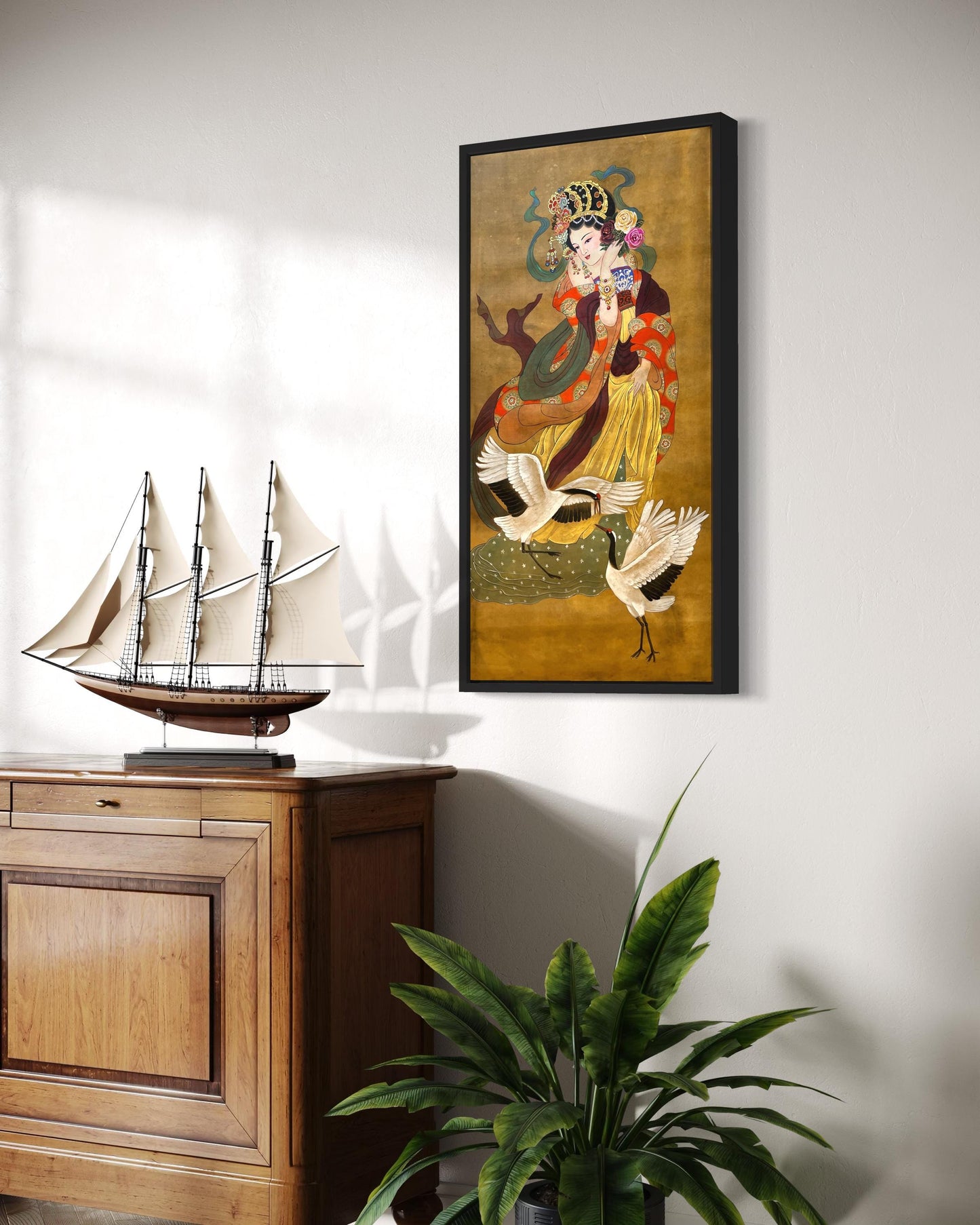 Chinese Empress Canvas Print | 20 x 40 inches | framed and unframed