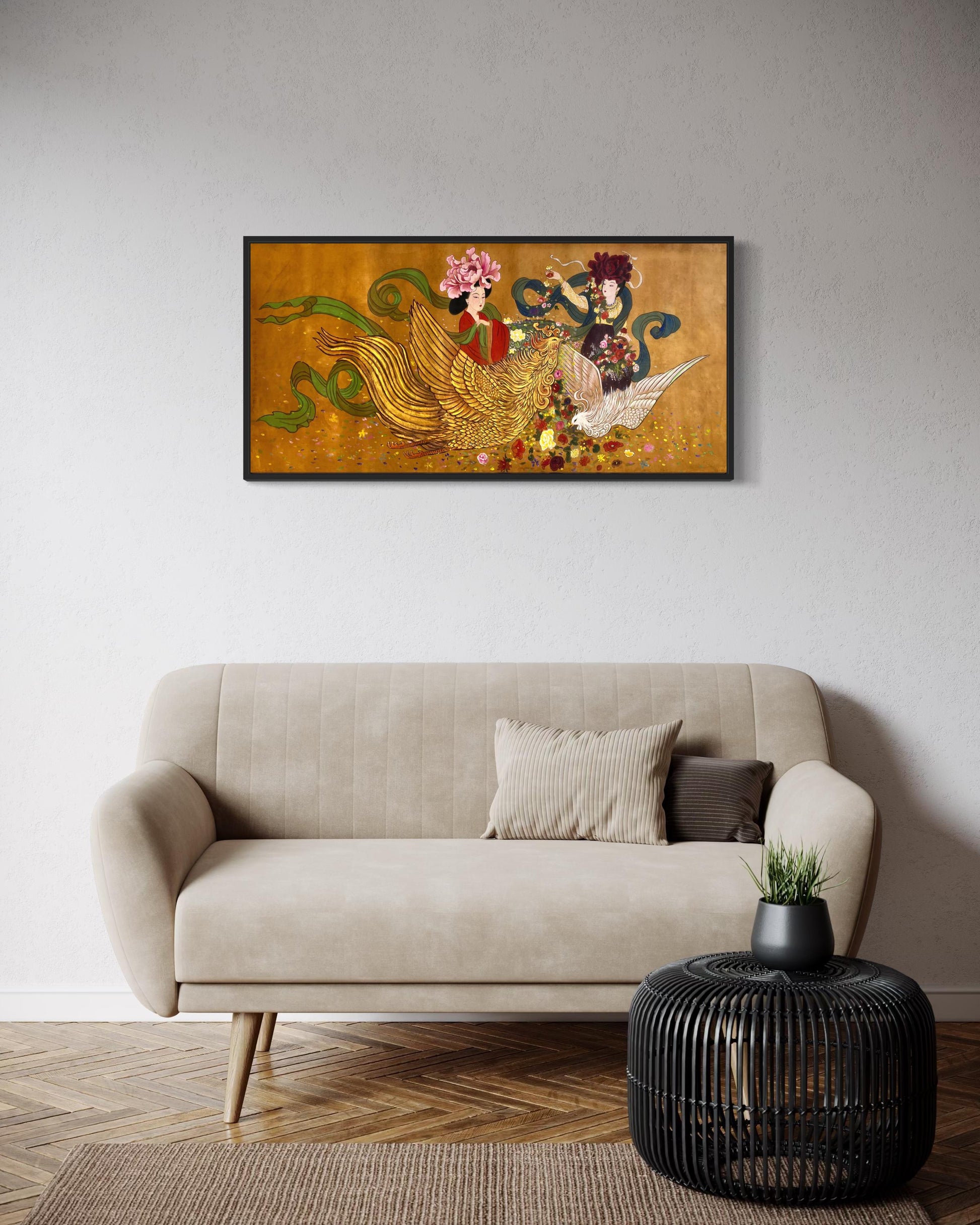 Chinese Empress Canvas Print | 40 x 20 inches | framed and unframed