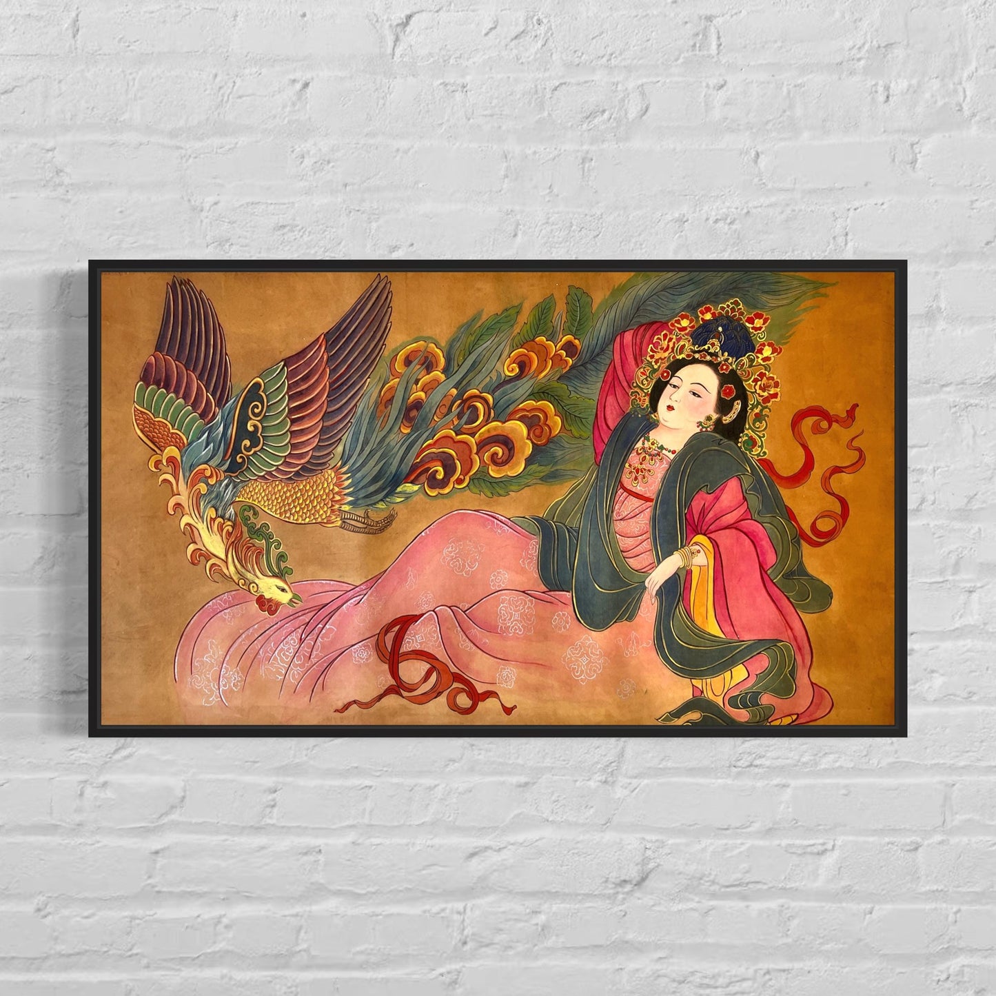 Chinese Empress Canvas Print | 40 x 20 inches | framed and unframed