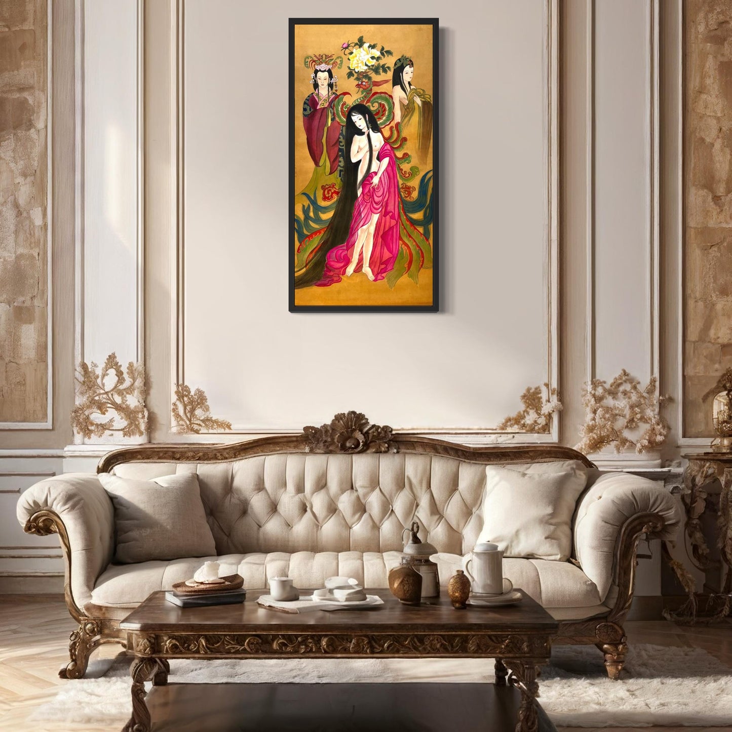 Chinese Empress Canvas Print | 20 x 40 inches | framed and unframed