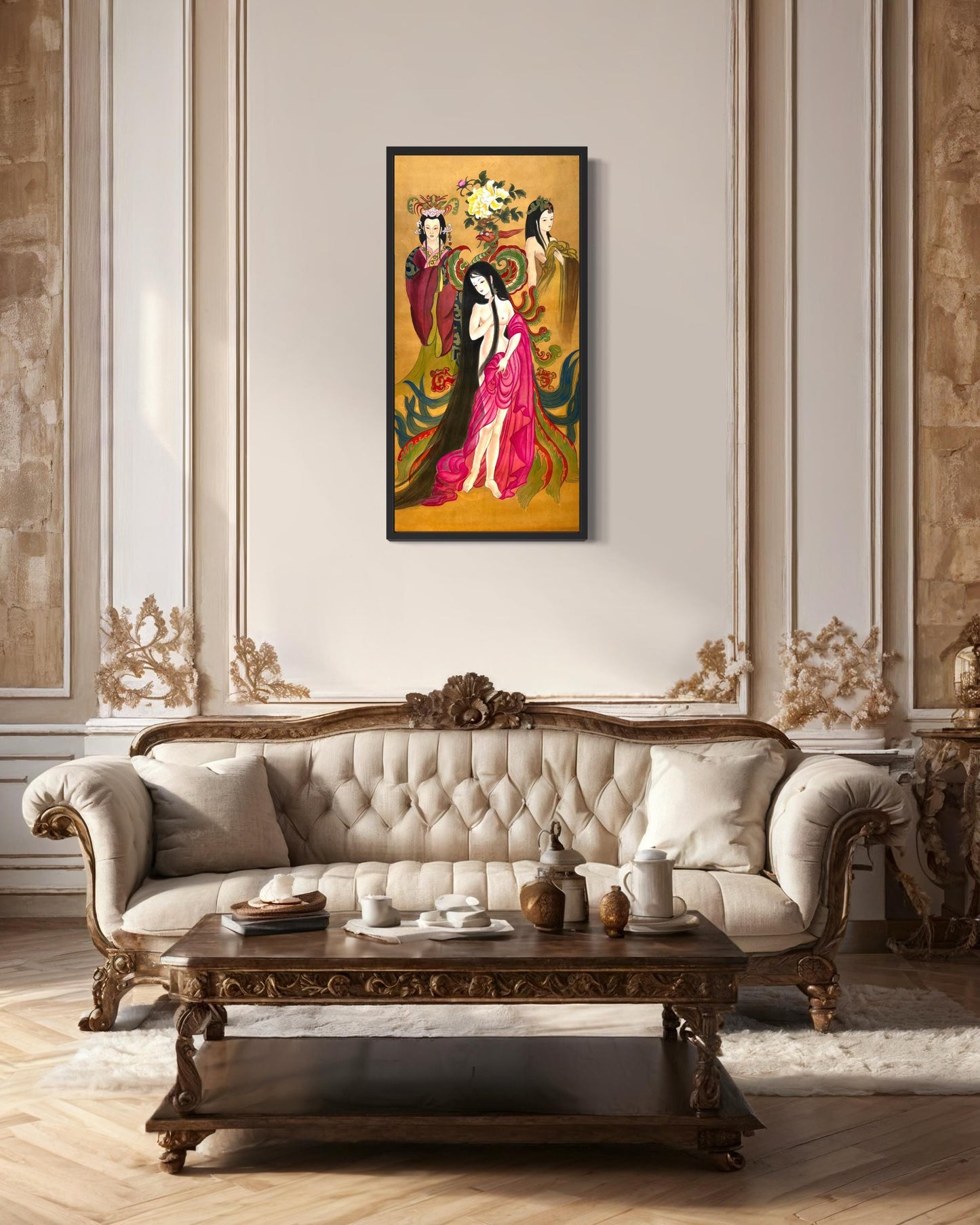 Chinese Empress Canvas Print | 20 x 40 inches | framed and unframed