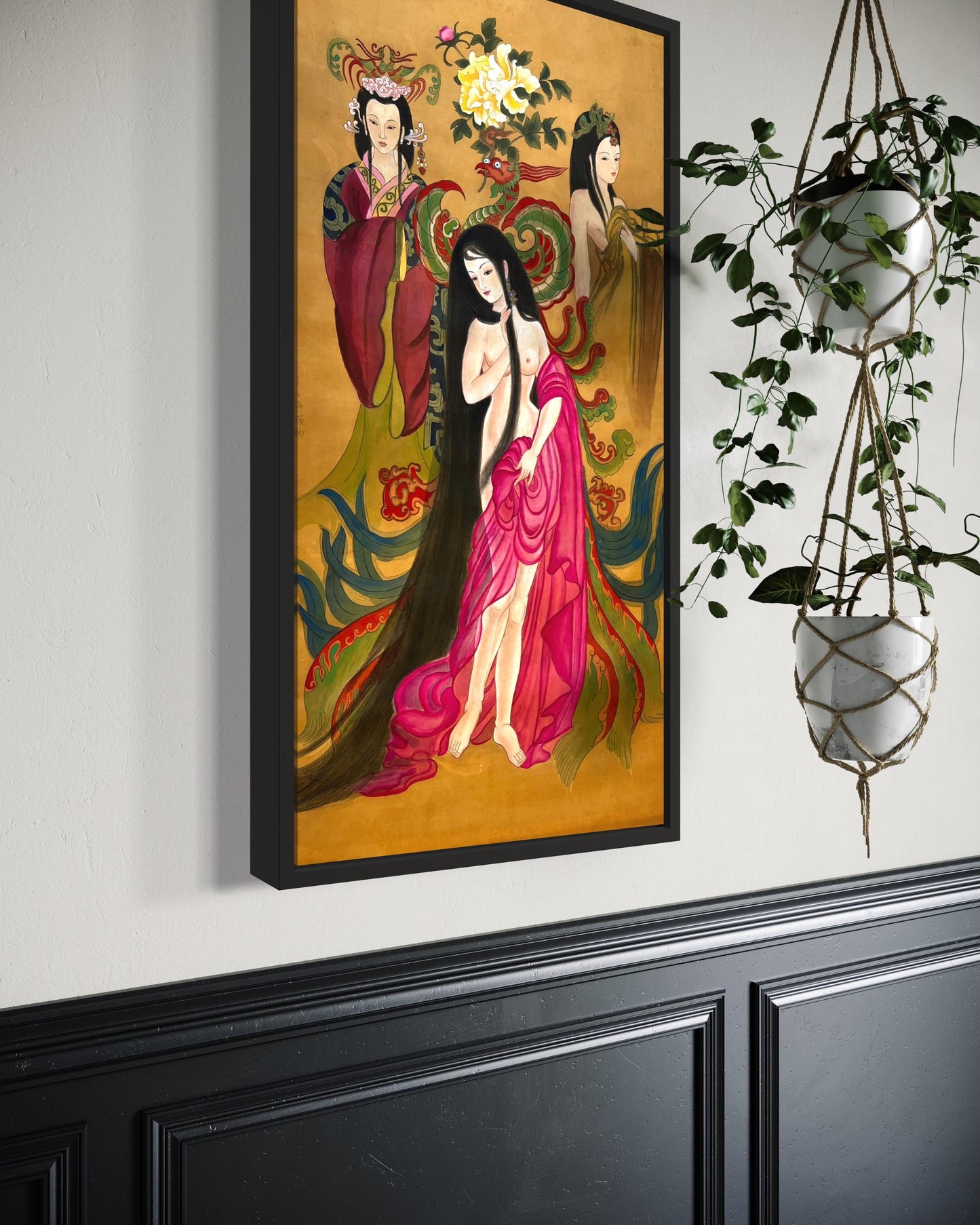 Chinese Empress Canvas Print | 20 x 40 inches | framed and unframed