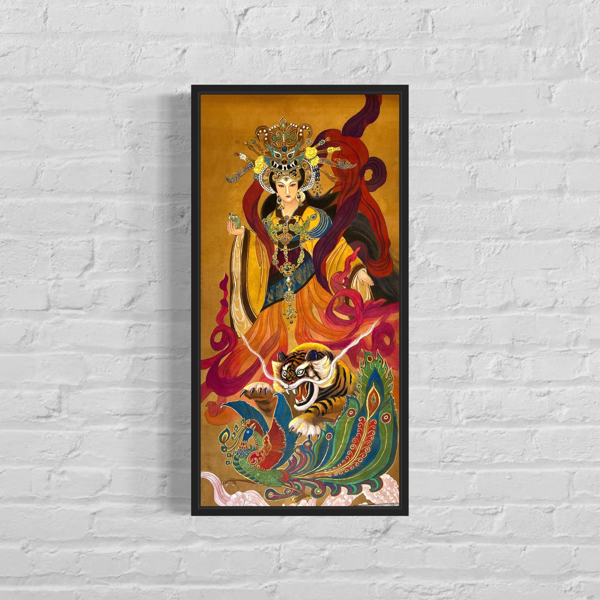 Chinese Empress Canvas Print | 20 x 40 inches | framed and unframed