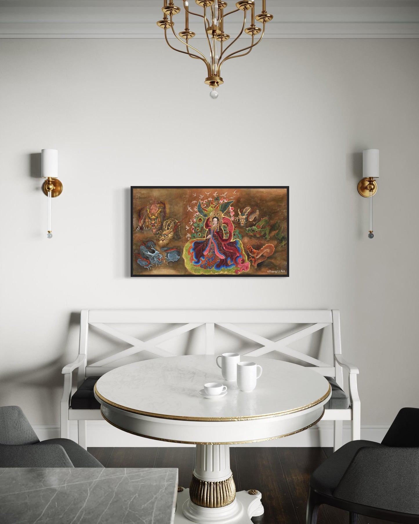 Eastern Jin Chinese Empress Canvas Print | 20 x 40 inches | framed and unframed