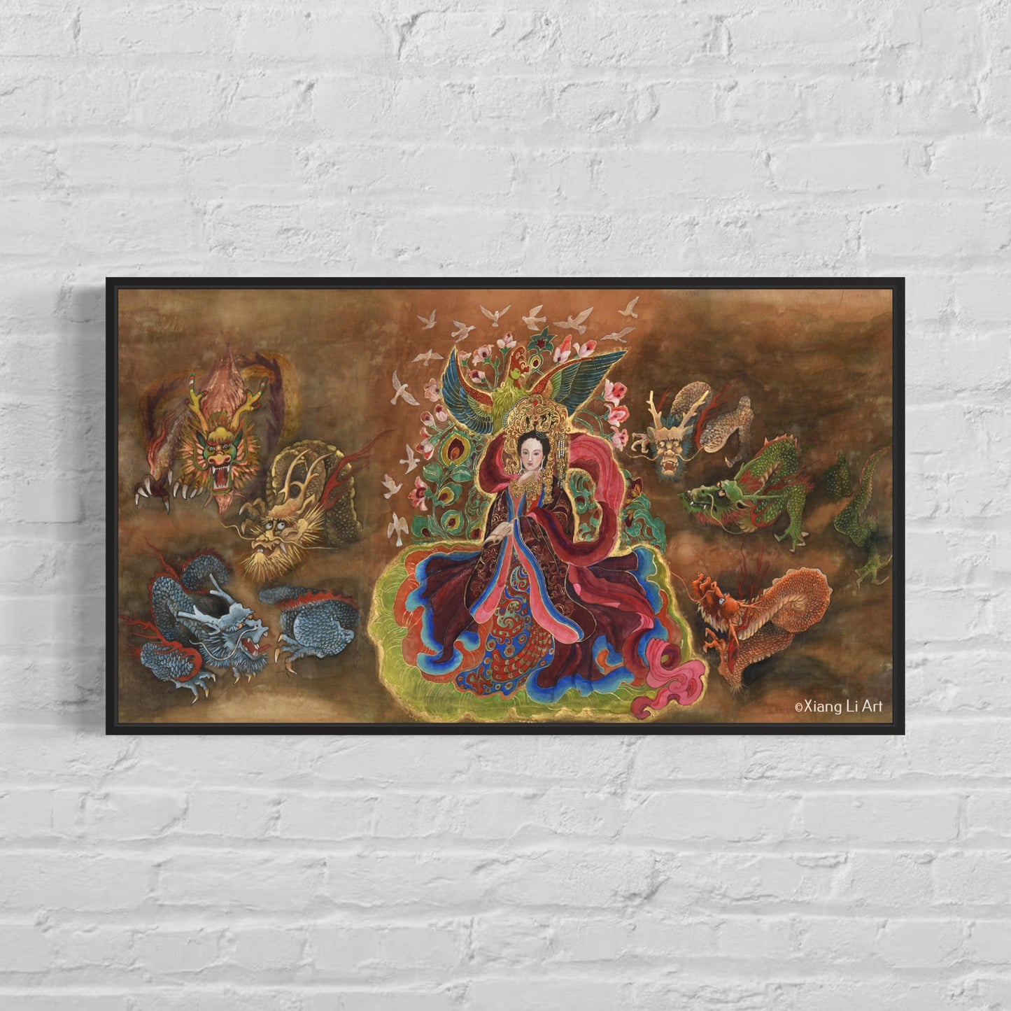 Eastern Jin Chinese Empress Canvas Print | 20 x 40 inches | framed and unframed