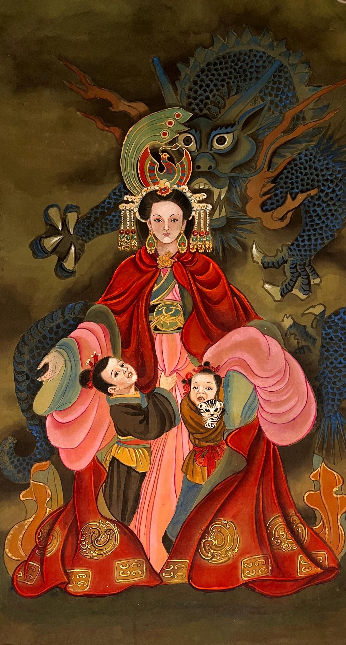 Chinese Empress Canvas Print | 20 x 40 inches | framed and unframed