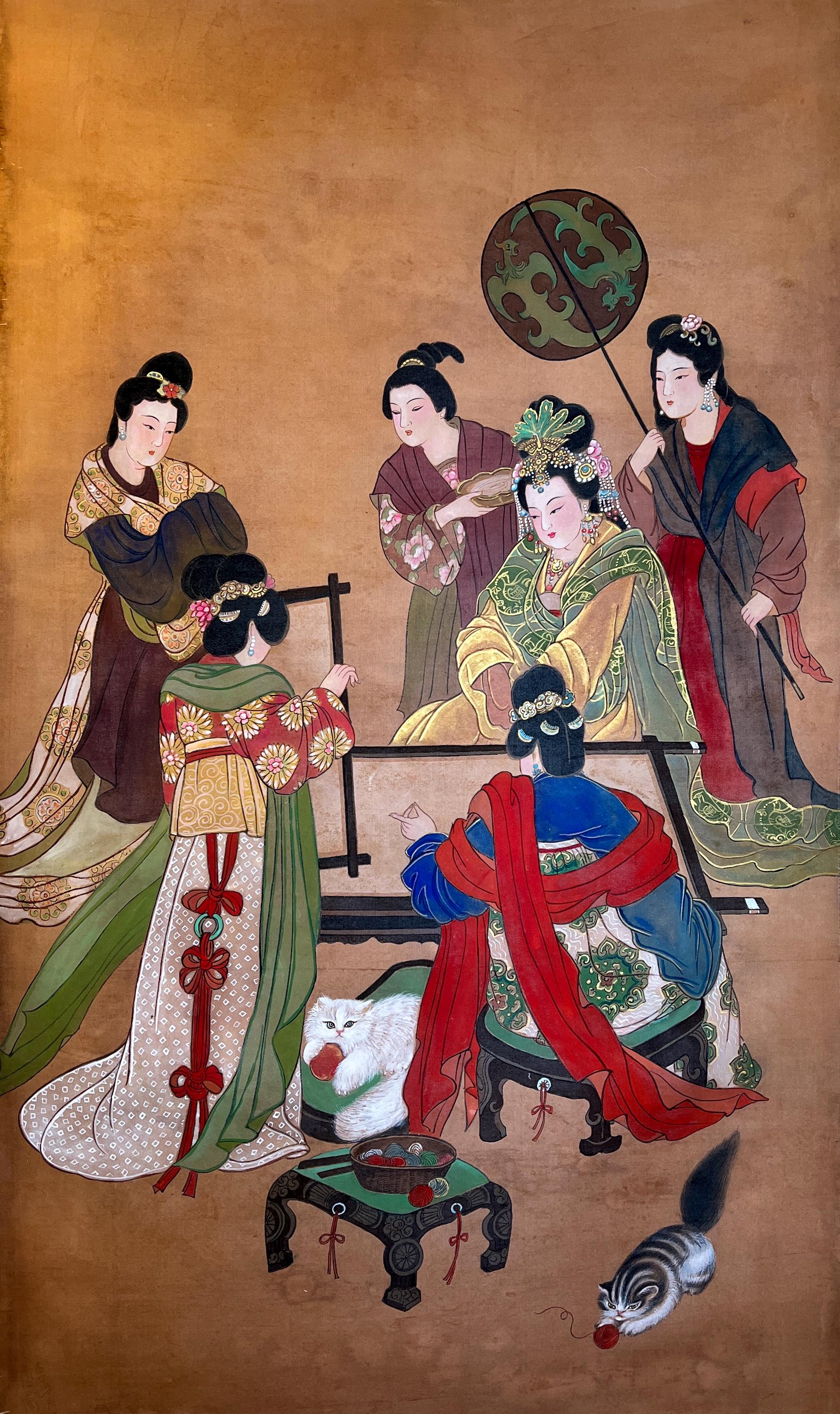 Tang Dynasty Chinese Empress Canvas Print | 20 x 40 inches | framed and unframed