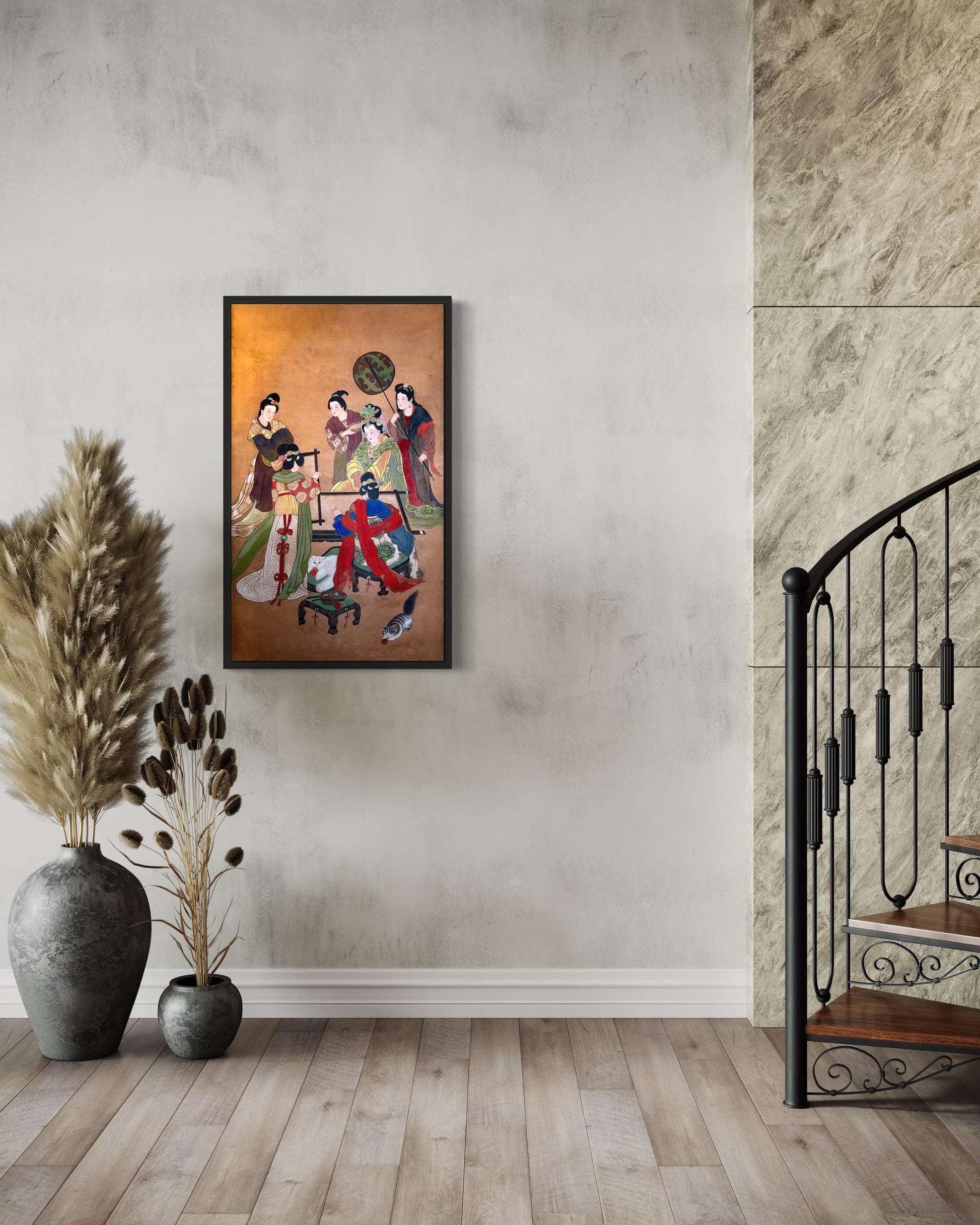 Tang Dynasty Chinese Empress Canvas Print | 20 x 40 inches | framed and unframed