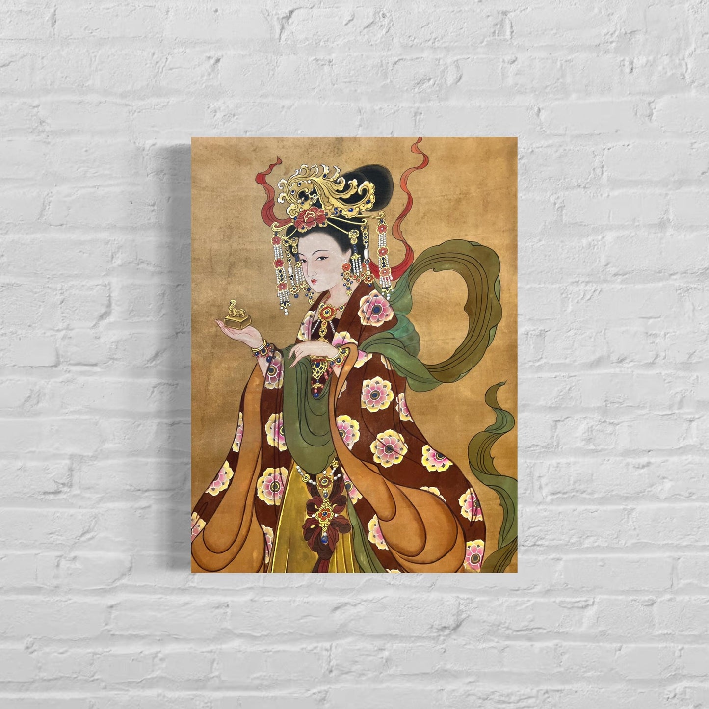 Chinese Empress Canvas Print | 24 x 30 inches | framed and unframed