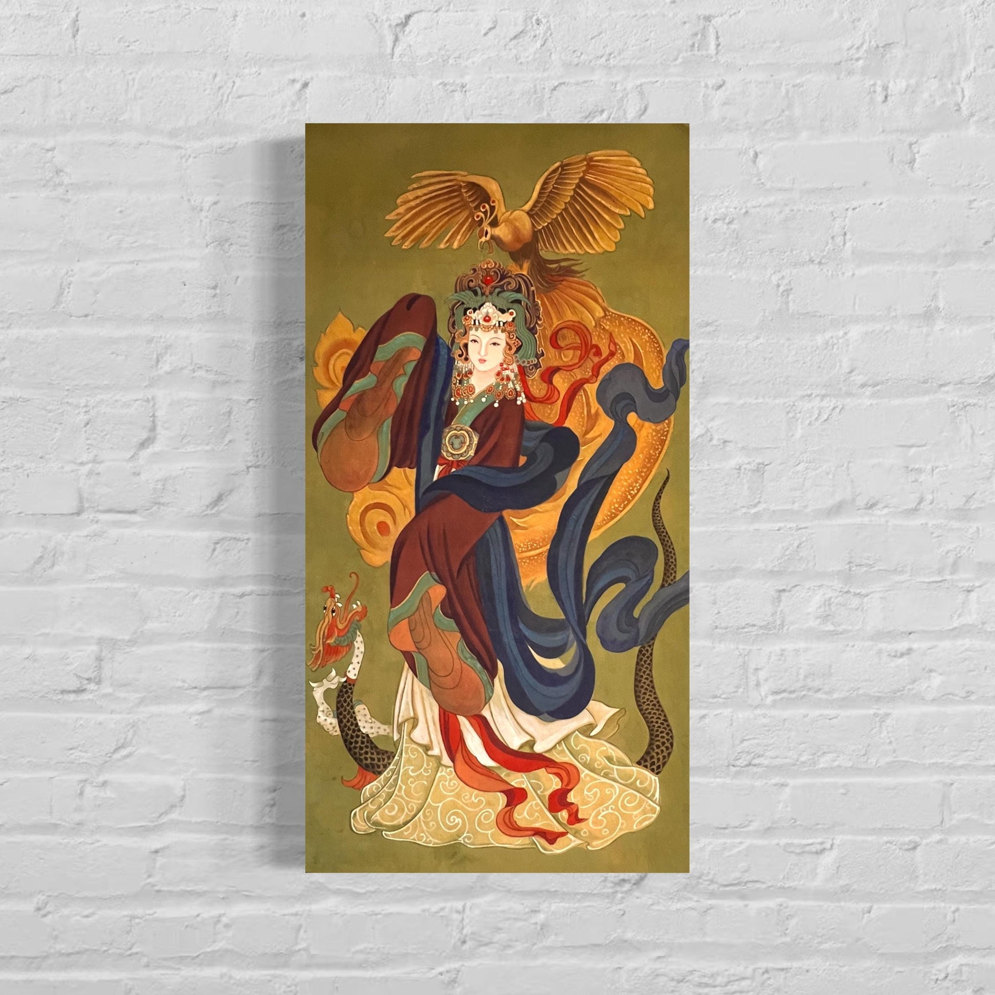 Chinese Empress Canvas Print | 20 x 40 inches | framed and unframed